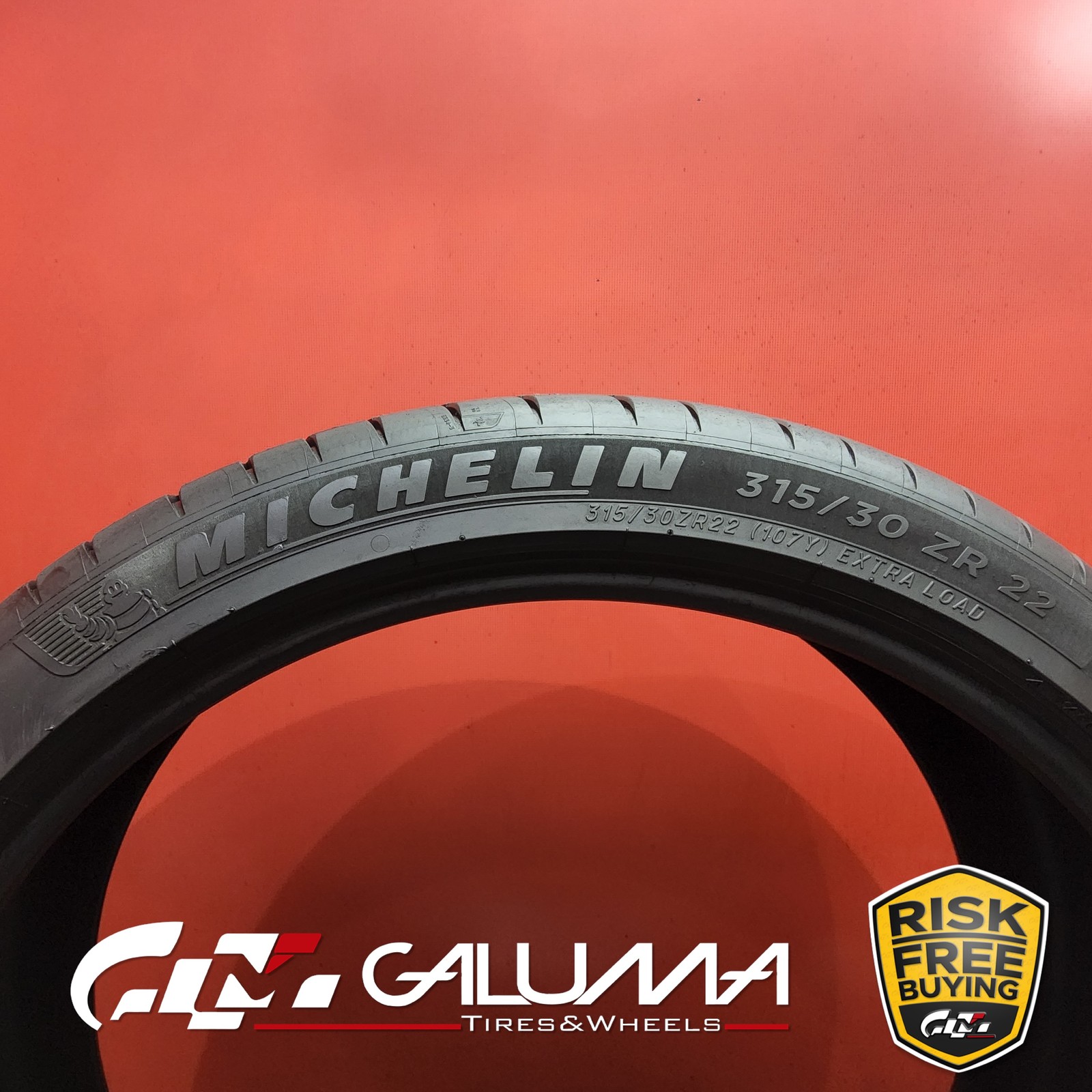 Set of 2 Tires Michelin Pilot Sport 4S ★ XL 315/30ZR22 315/30/22 107Y #95716