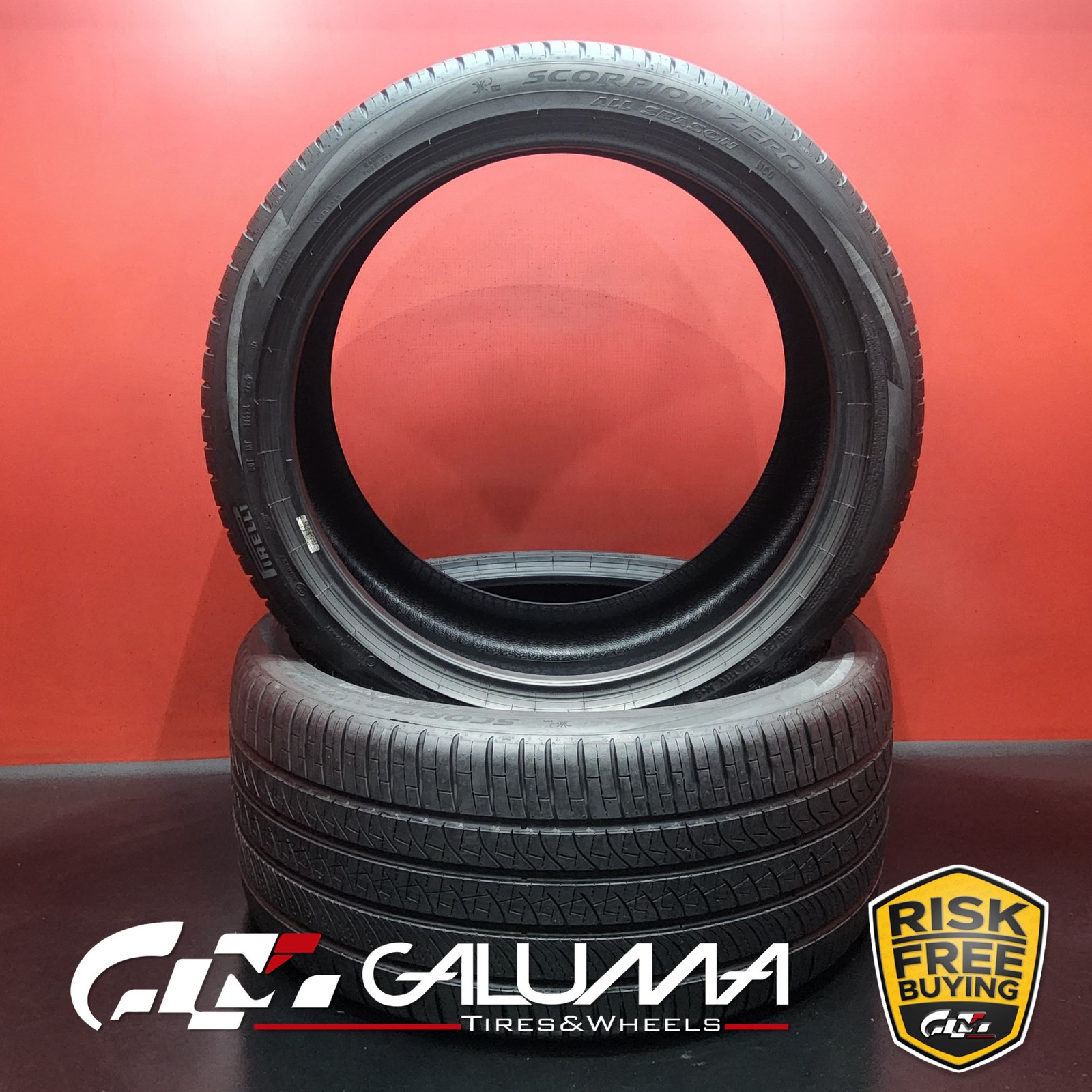 Set of 2 Tires LikeNEW Pirelli Scorpion Zero All season NC0 XL 315/35R22 #91398