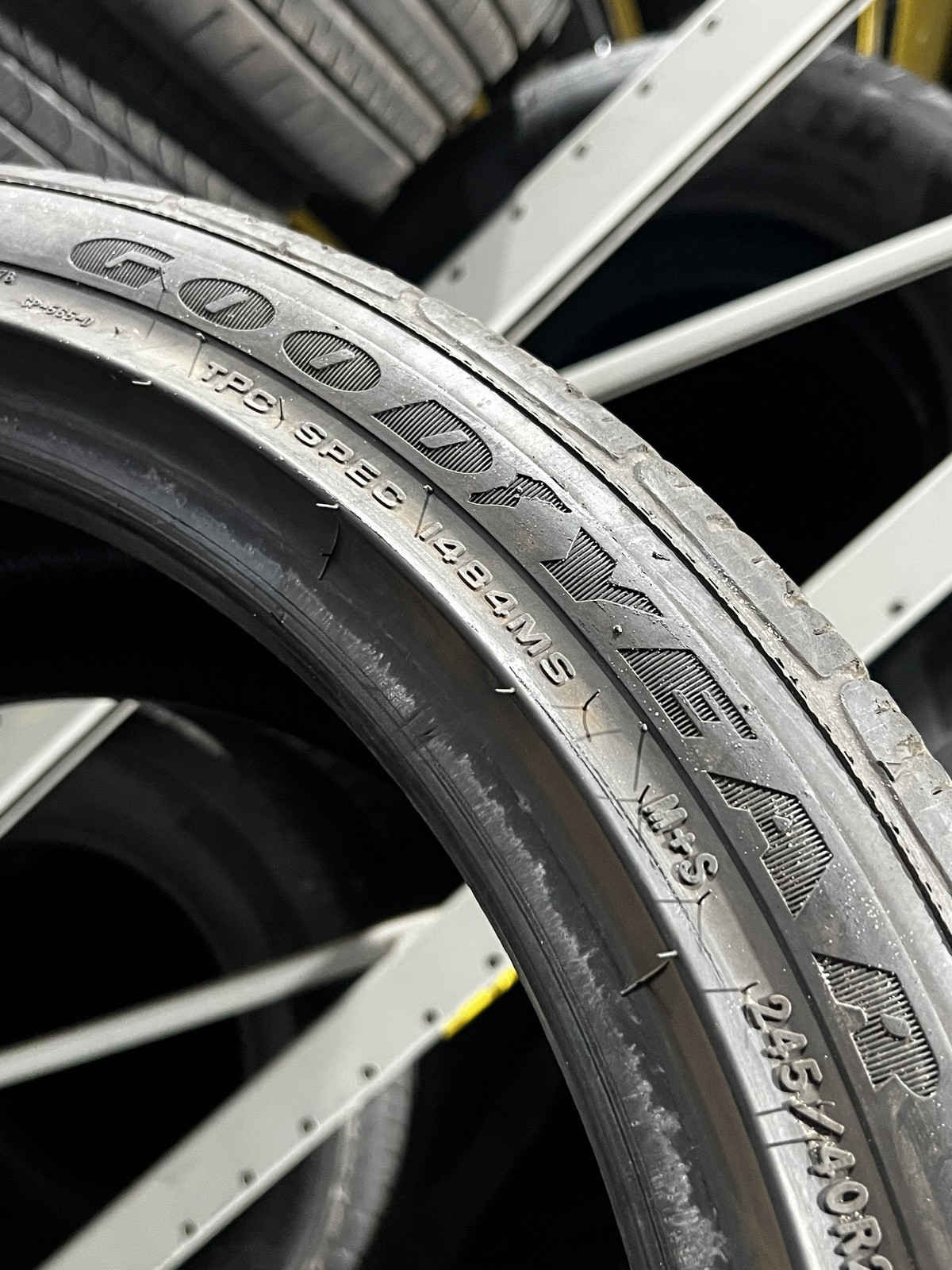 1 Goodyear Eagle F1 Asymmetric Run Flat TPC 245/40R20 95V DOT.0525 9/32 NO Patch