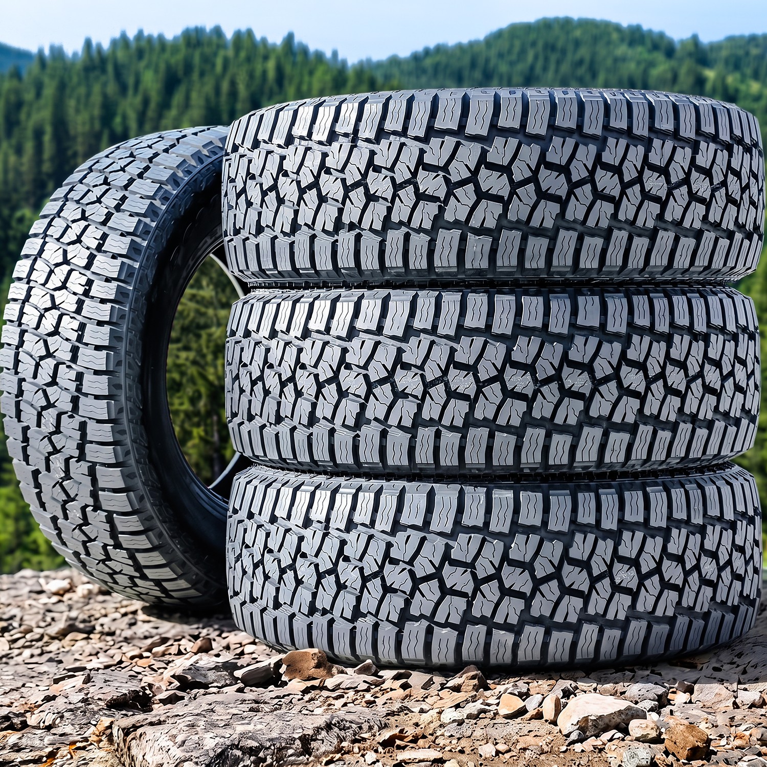 4 Dcenti DC88 AT 305/55R20 121/118Q E 10 Ply A/T Tires 40k Mi Warranty 500AA
