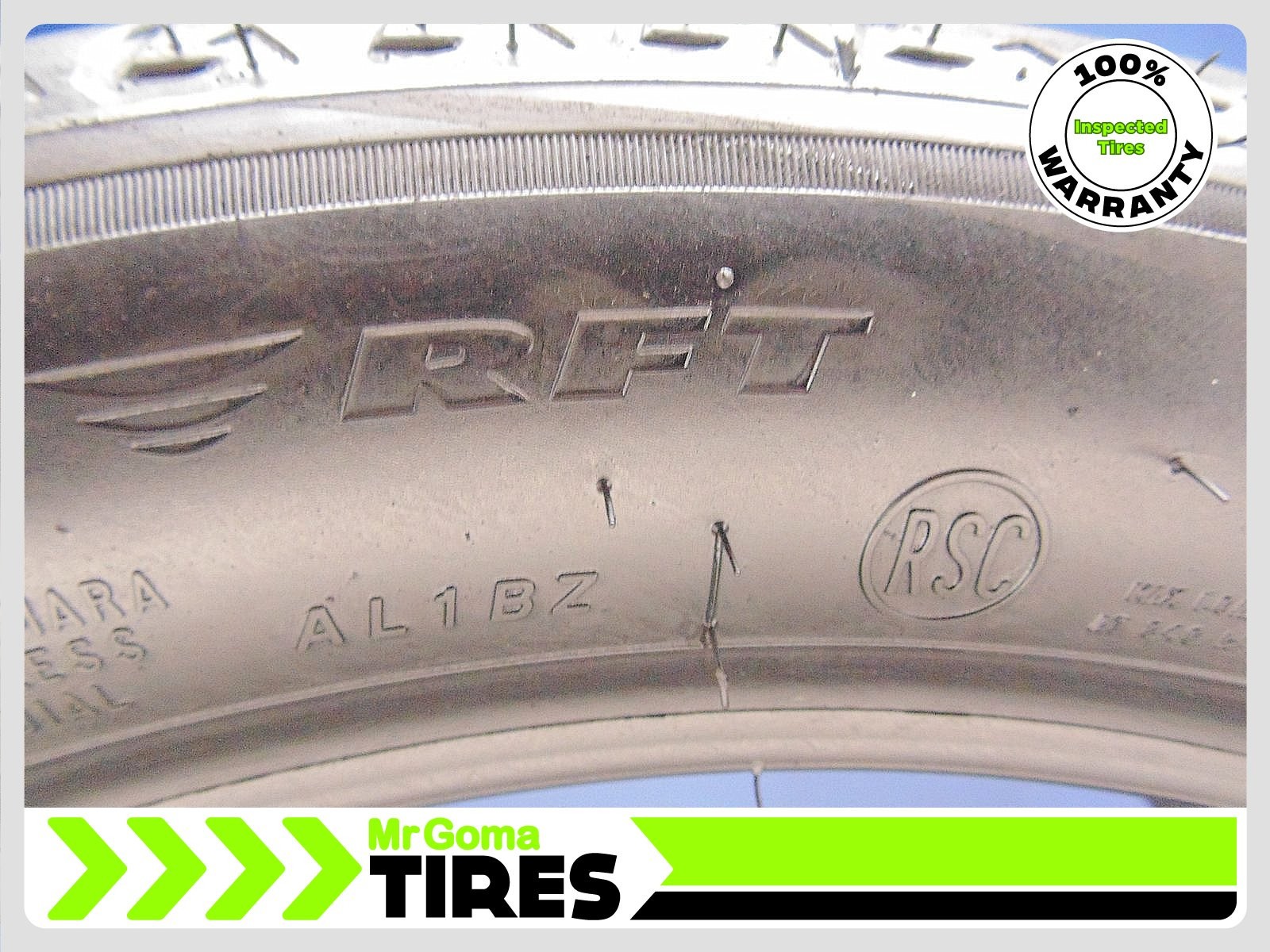 1 BRIDGESTONE ALENZA 001 RSC RFT 245/45R20 USED TIRE 7.5/32 TREAD BMW RUN FLAT