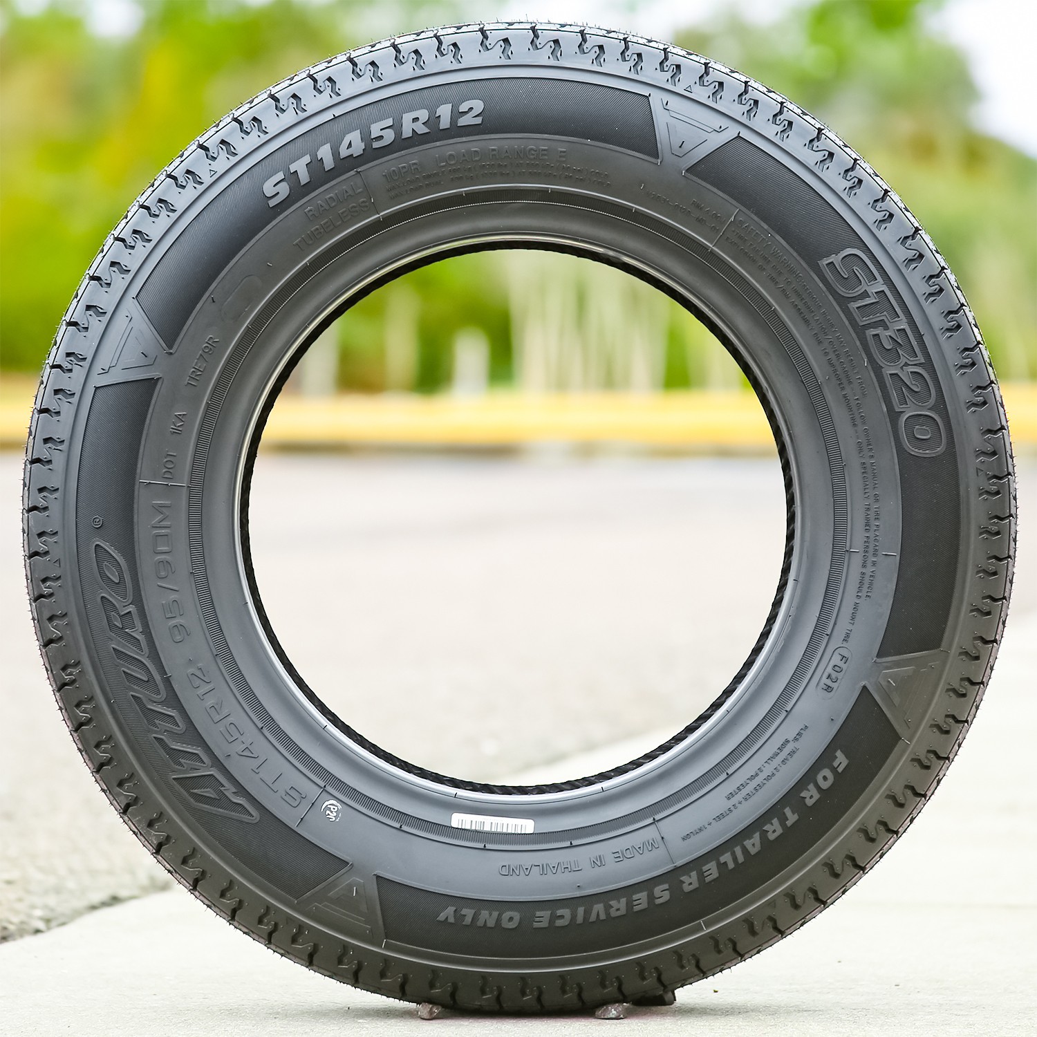 2 Tires Atturo ST320 Steel Belted ST 145R12 95/90M E 10 Ply Trailer