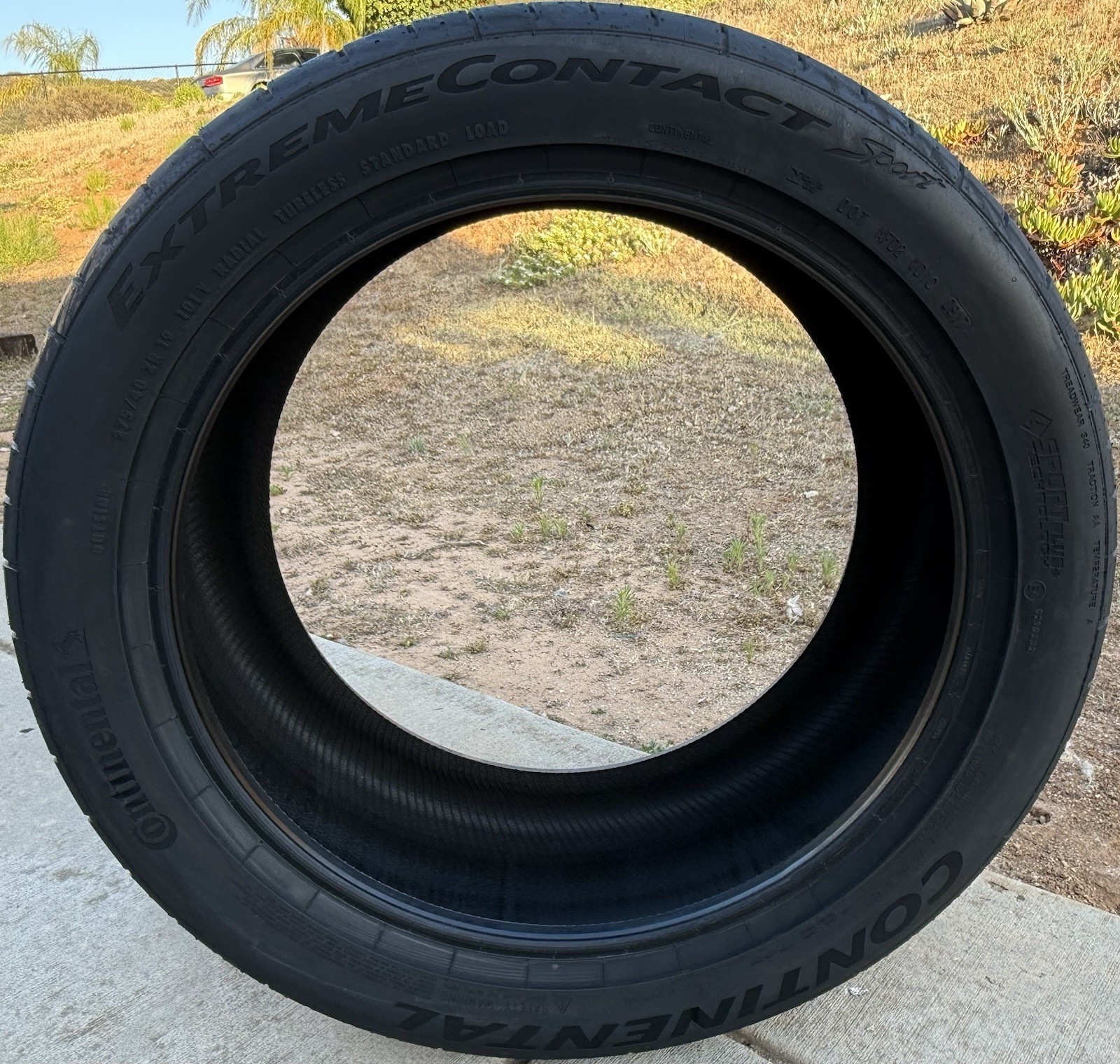 TWO BRAND NEW 275/40ZR19 Continental ExtremeContact Sport Like Michelin Sport 4S