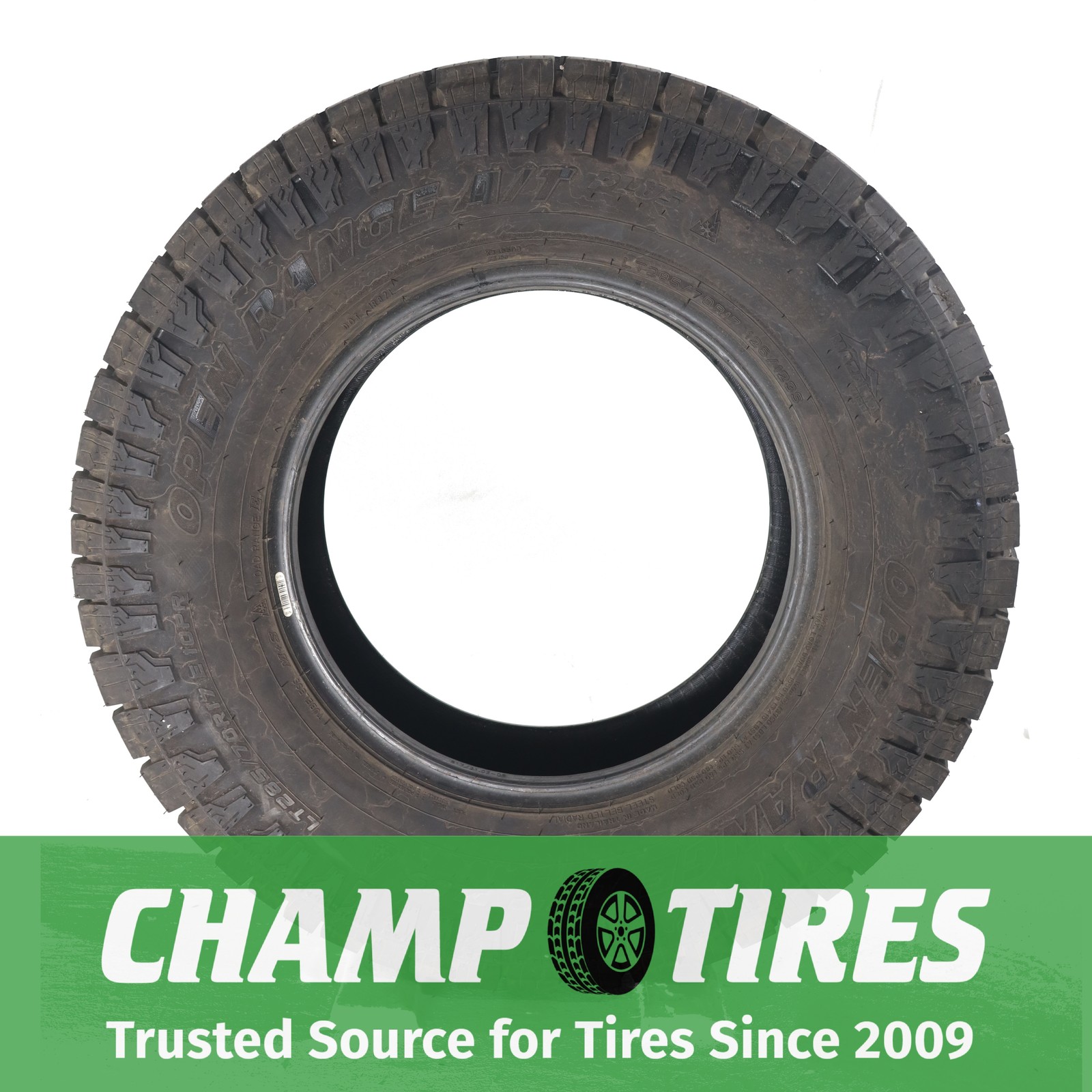 LT285/70R17 Mazama Open Range A/T Plus 126 S Used 14/32nds
