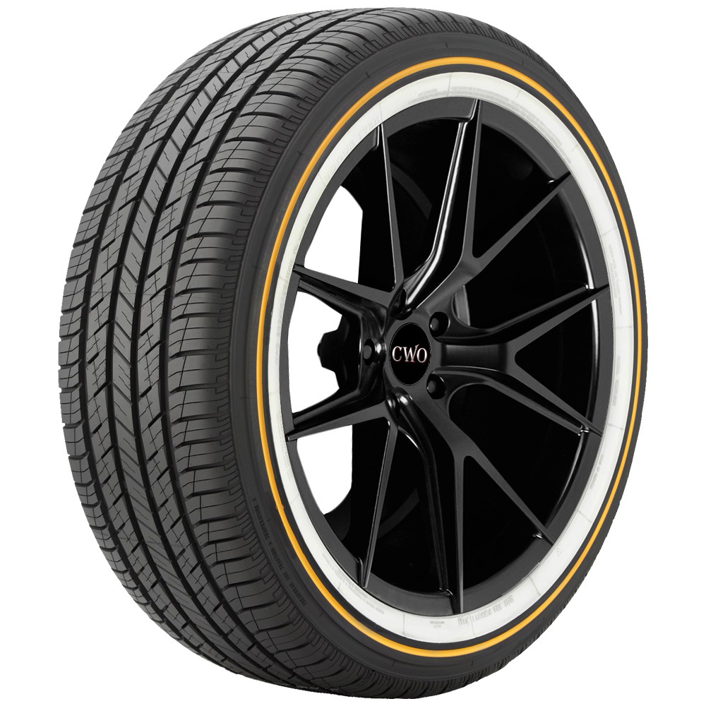 (QTY 4) 275/65R18 Vogue Custom Built Radial SCT2 116H XL Gold/White Tires