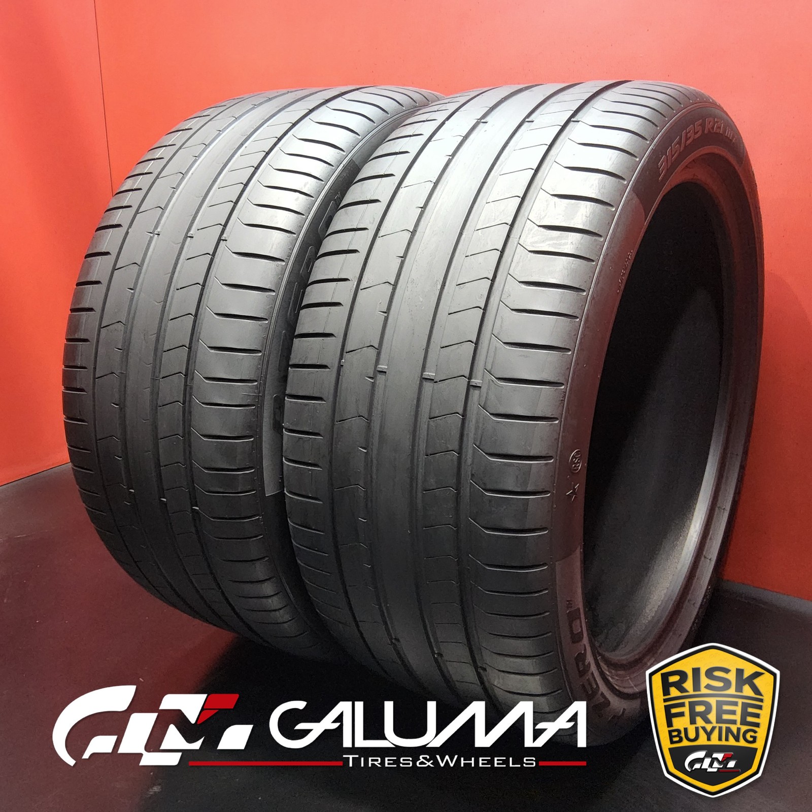 Set of 2 Tires Pirelli P Zero PZ4 Run Flat XL 315/35R21 315/35/21 3153521 #91288