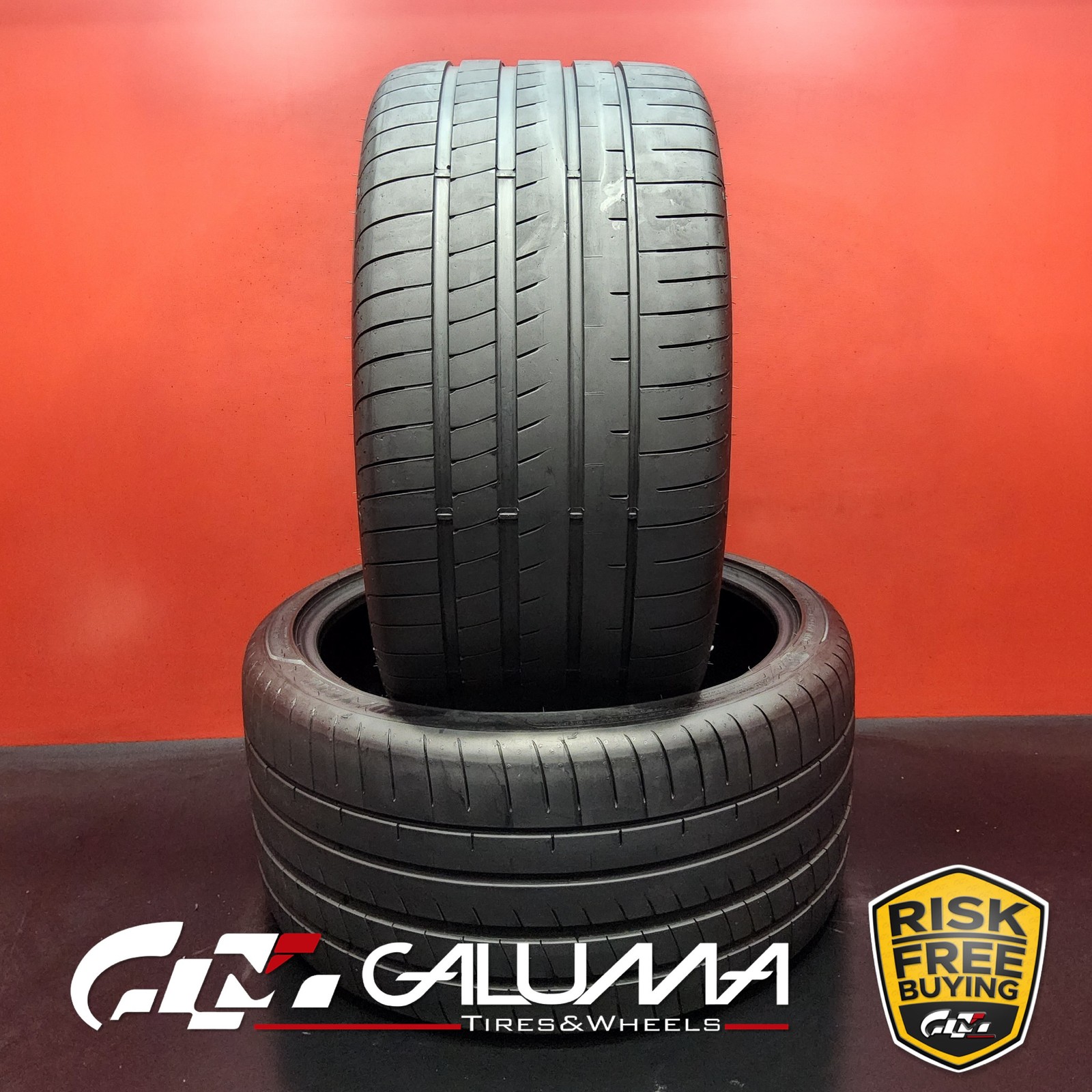 Set of 2 Tires LikeNEW Goodyear Eagle F1 Asymmetric 3 305/30ZR21 305/30/21 88203