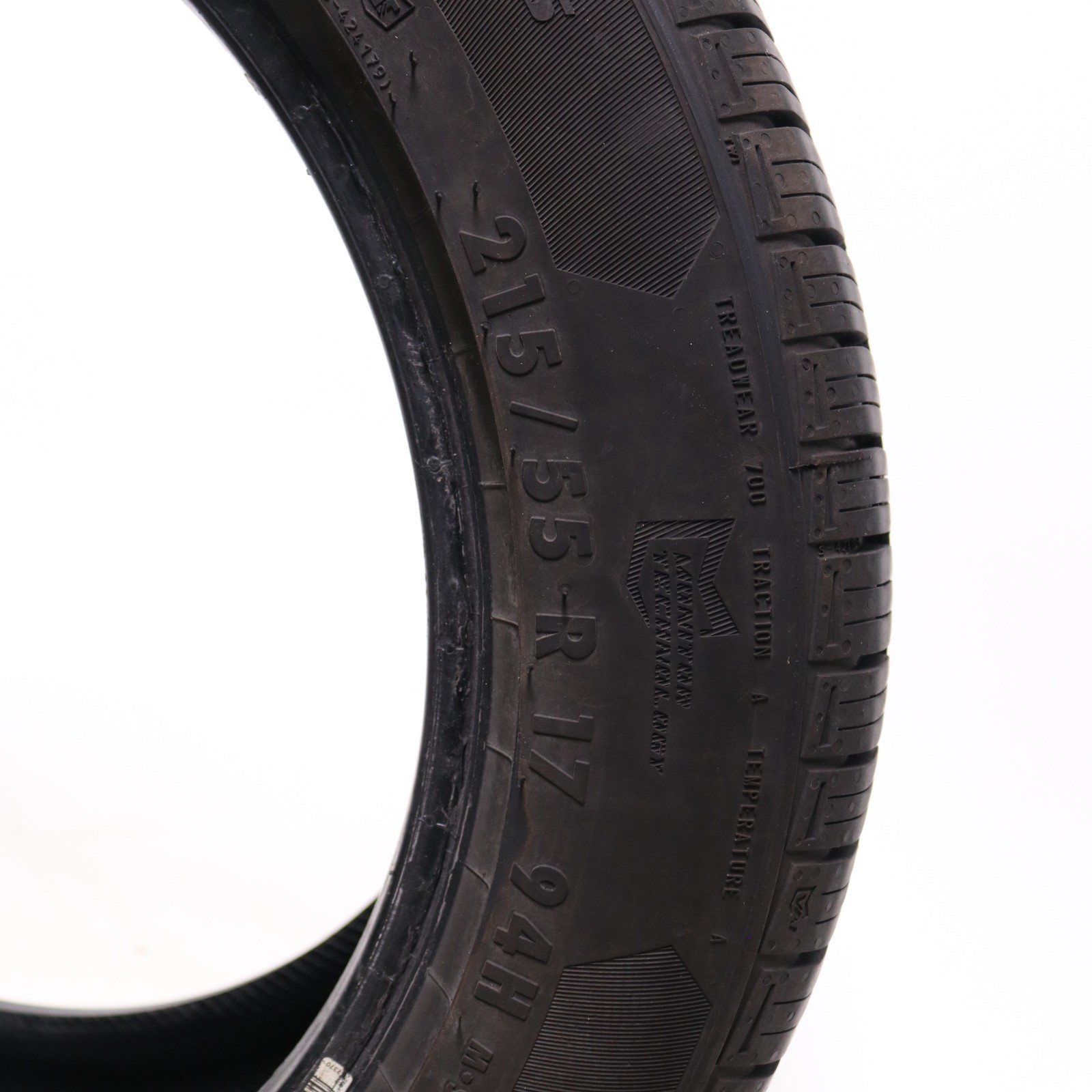 Set of 2 Used 215/55R17 General Altimax RT45 – 94H – 9.5-10.5/32 No Repairs