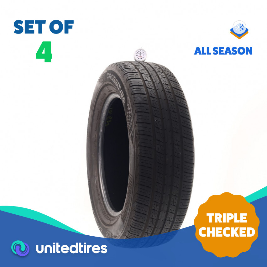 Set of (4) Used 225/65R17 Mohave Crossover CUV 102H – 7-8.5/32 (10N8Z)