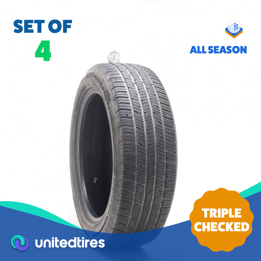 Set of (4) Used 225/55R19 BFGoodrich Advantage Control 99V – 7-8.5/32