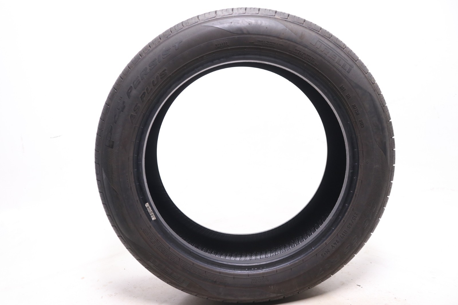 Set of 2 Used 215/55R17 Pirelli P4 Persist AS Plus – 94V – 9-10/32