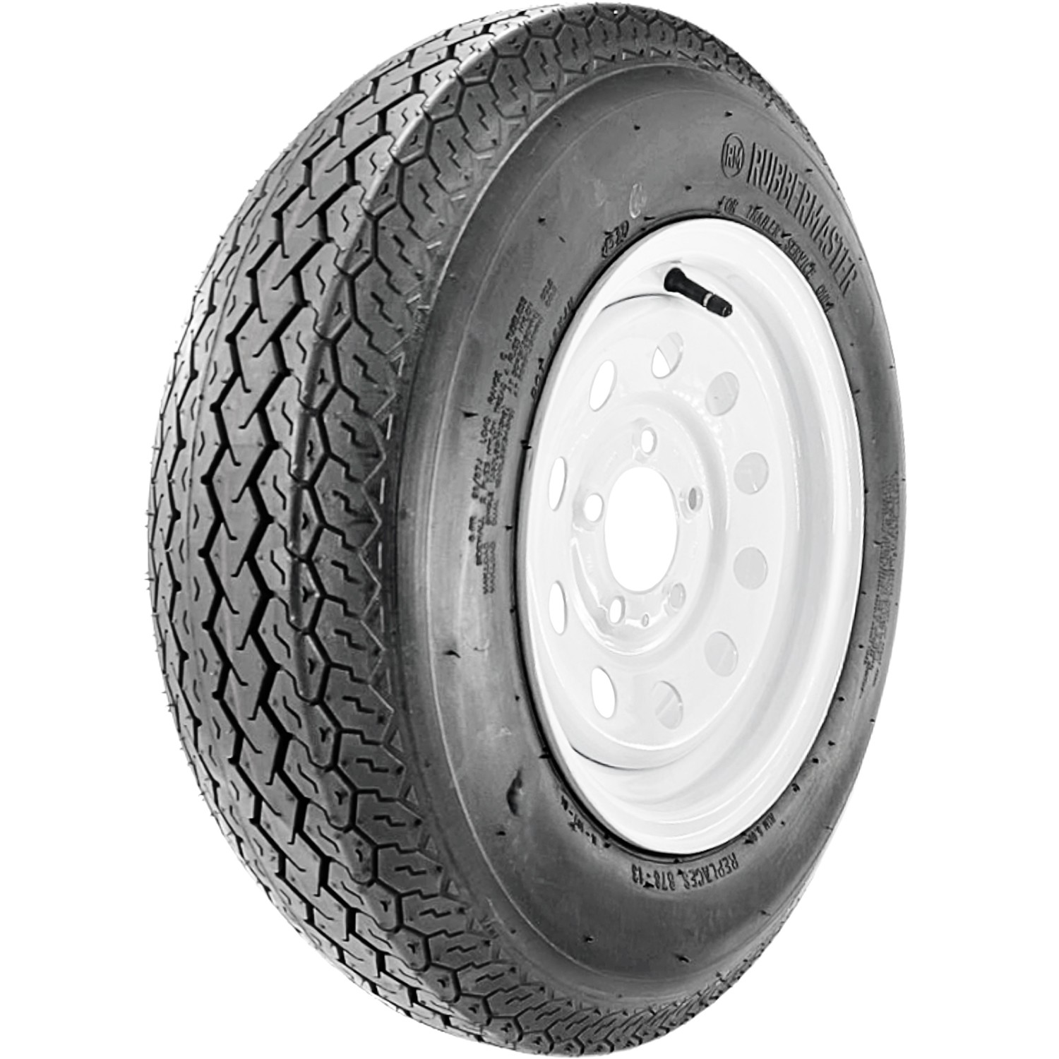 4 RubberMaster H187 ST 205/75D14 F78-14 C 6 Ply 5 on 4.5 Modular Assemblies