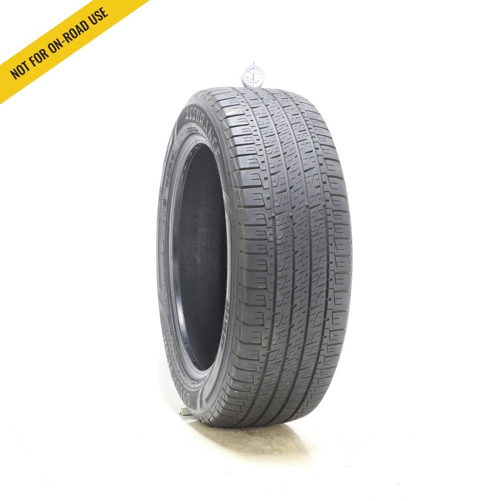 Set of (4) Used 235/55R19 Goodyear Assurance MaxLife 101V – 6.5-7/32