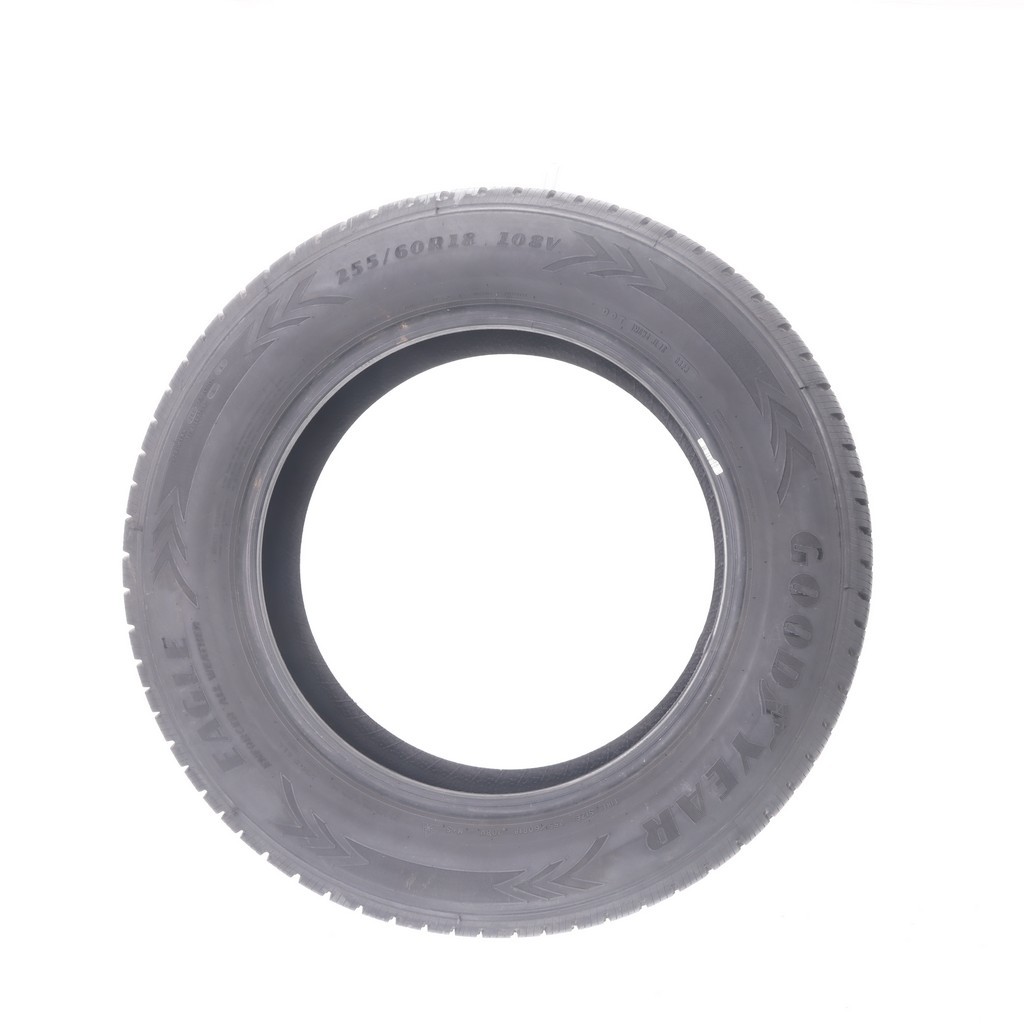 Set of (4) Used 255/60R18 Goodyear Eagle Enforcer All Weather 108V – 8.5-10.5/32