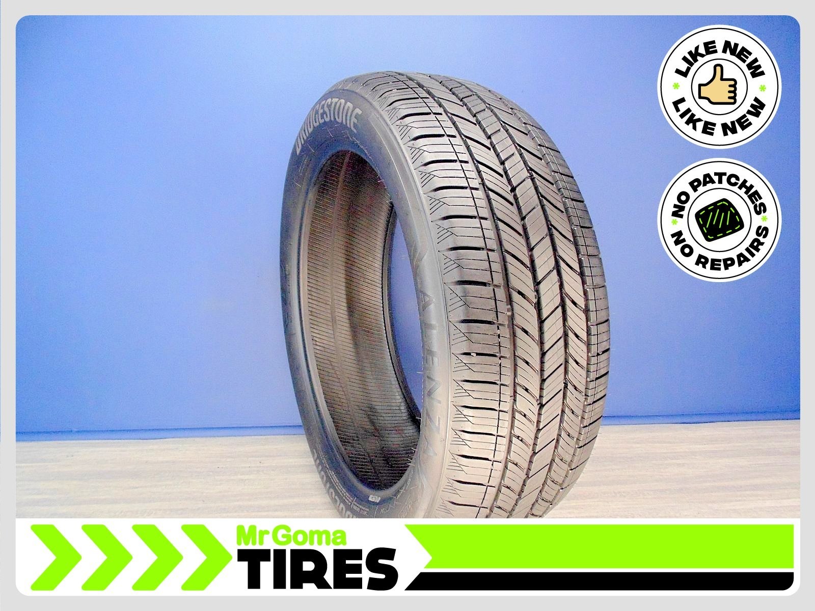 1 BRIDGESTONE ALENZA SPORT A/S E 235/50R21 USED TIRE 9.9/32 TREAD 101V 2355021
