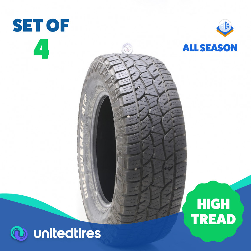 Set of (4) Used LT 275/65R18 Cooper Discoverer ATP II 123/120S – 12-13/32