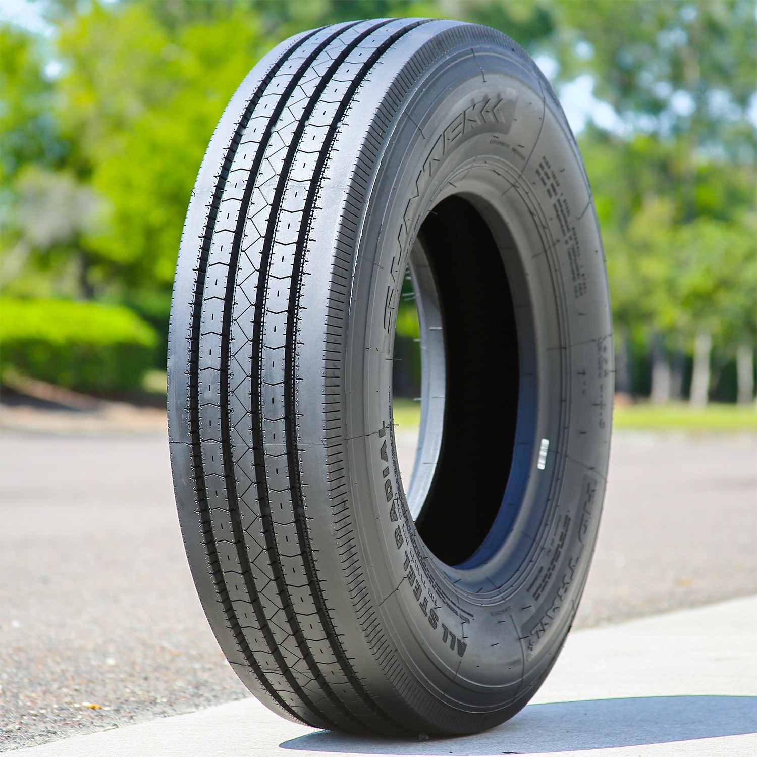2 Tires Suntek HD Trail + All Steel ST 235/80R16 Load H 16 Ply Trailer