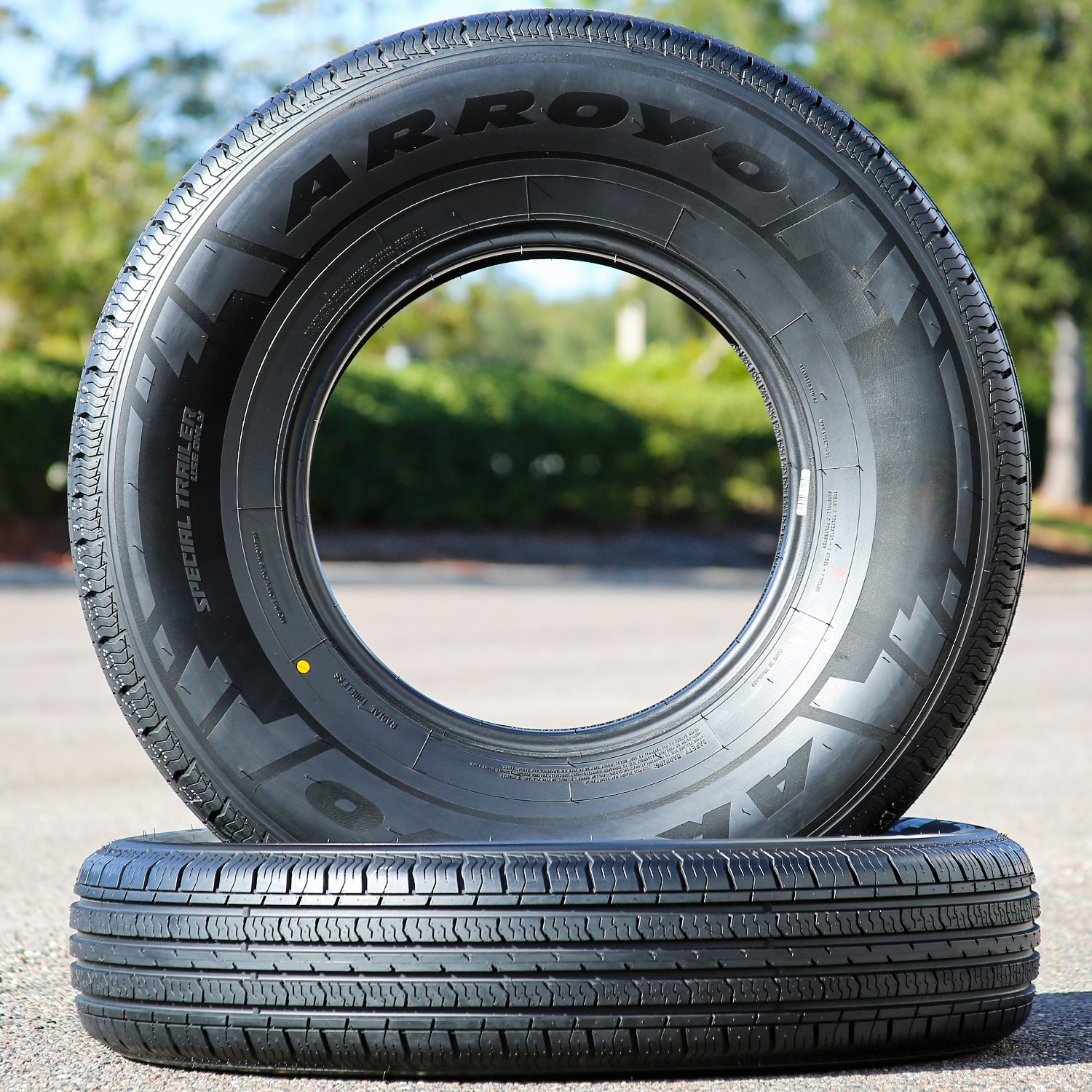 2 Tires Arroyo Special Trailer Semi-Steel ST 205/75R15 Load C 6 Ply Trailer