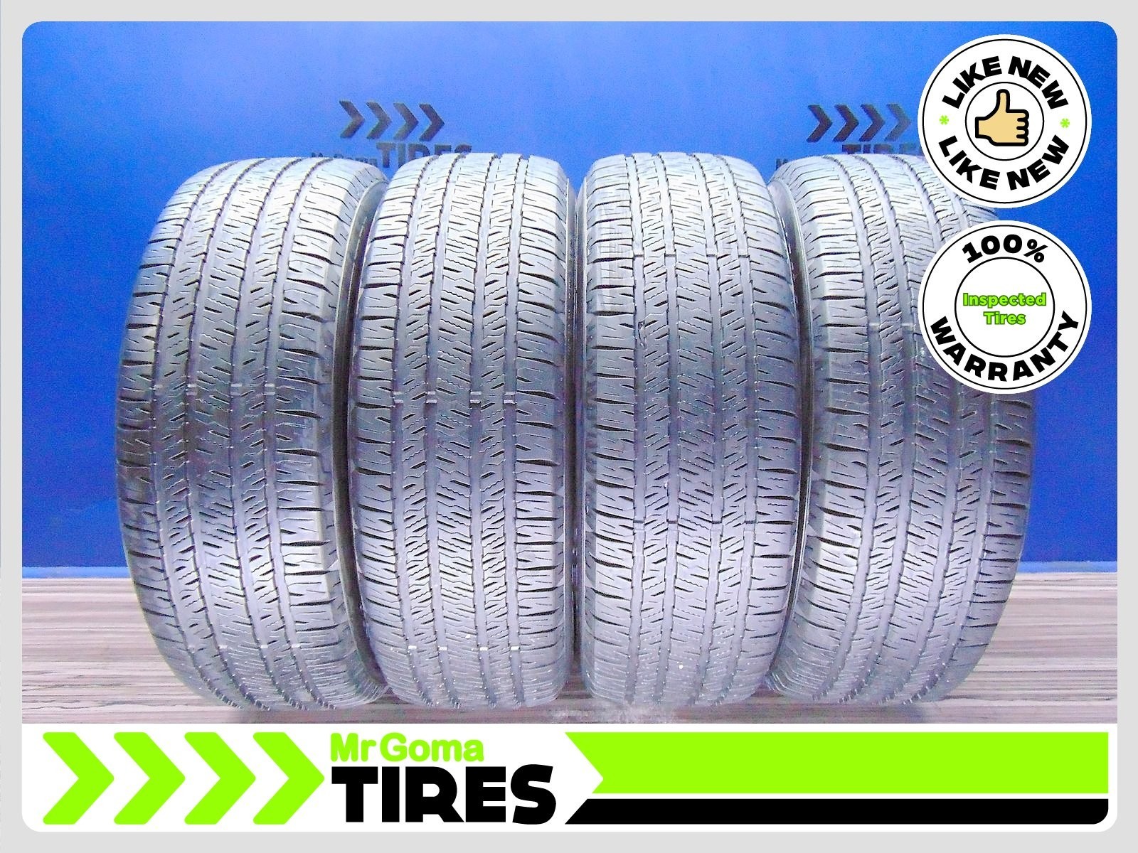 4 NEXEN ROADIAN HTX2 A/W 255/60R20 9.6/32 LIFE USED TIRES 2023 DOT 2556020