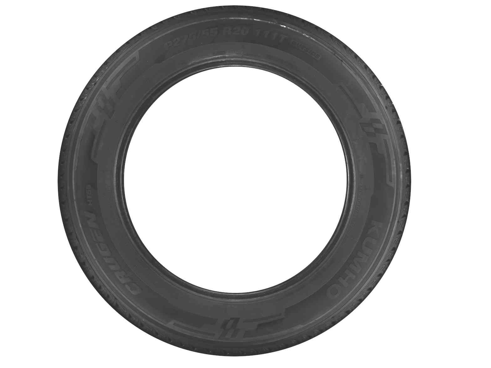 P275/55R20 Kumho Crugen HT55 111 T Used 9/32nds