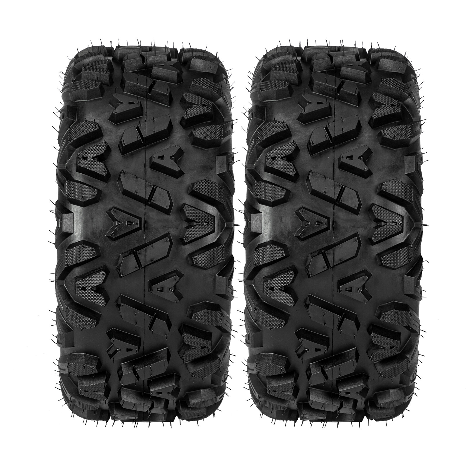 MP 25×8-12 & 25×10-12 Replacement ATV UTV SxS 6 Ply Tires Set of 4