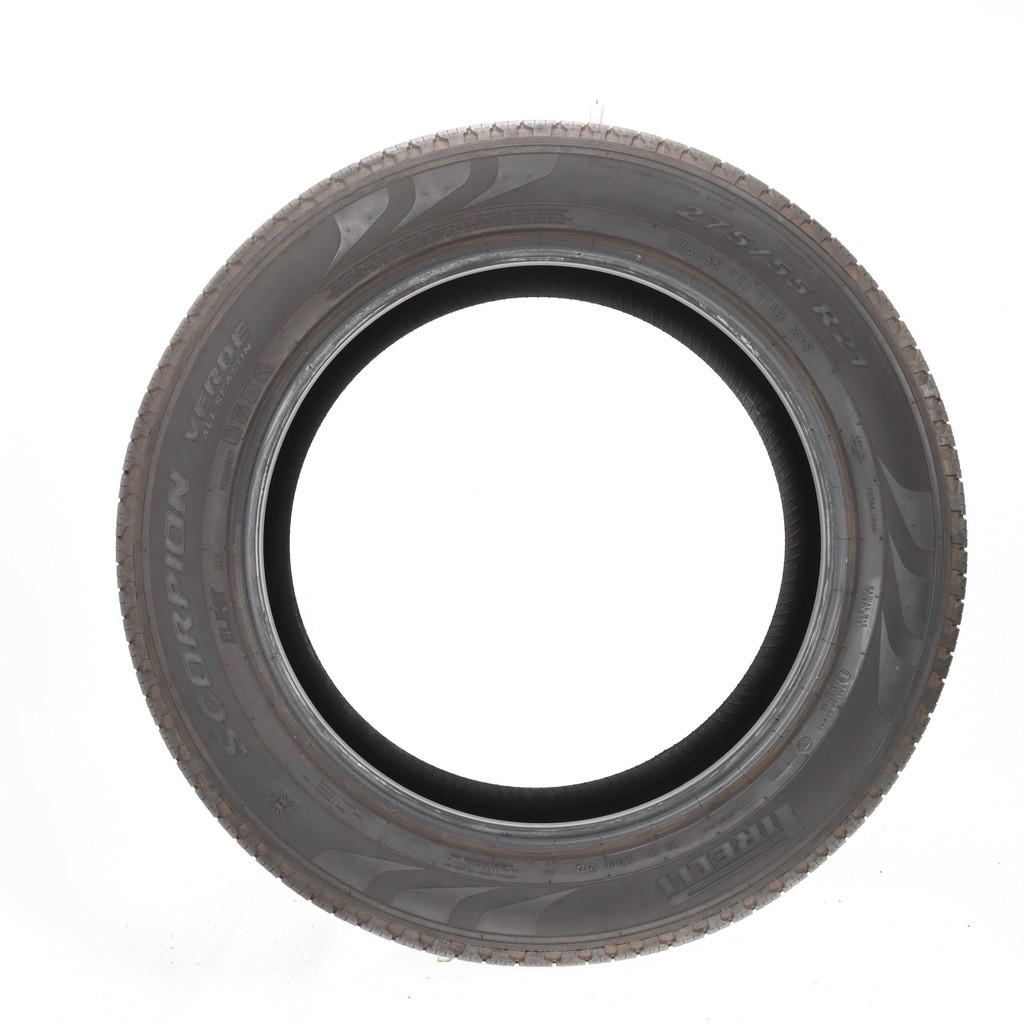 Set of (4) Used 275/55R21 Pirelli Scorpion Verde RIV ELECT 116H – 6-7.5/32