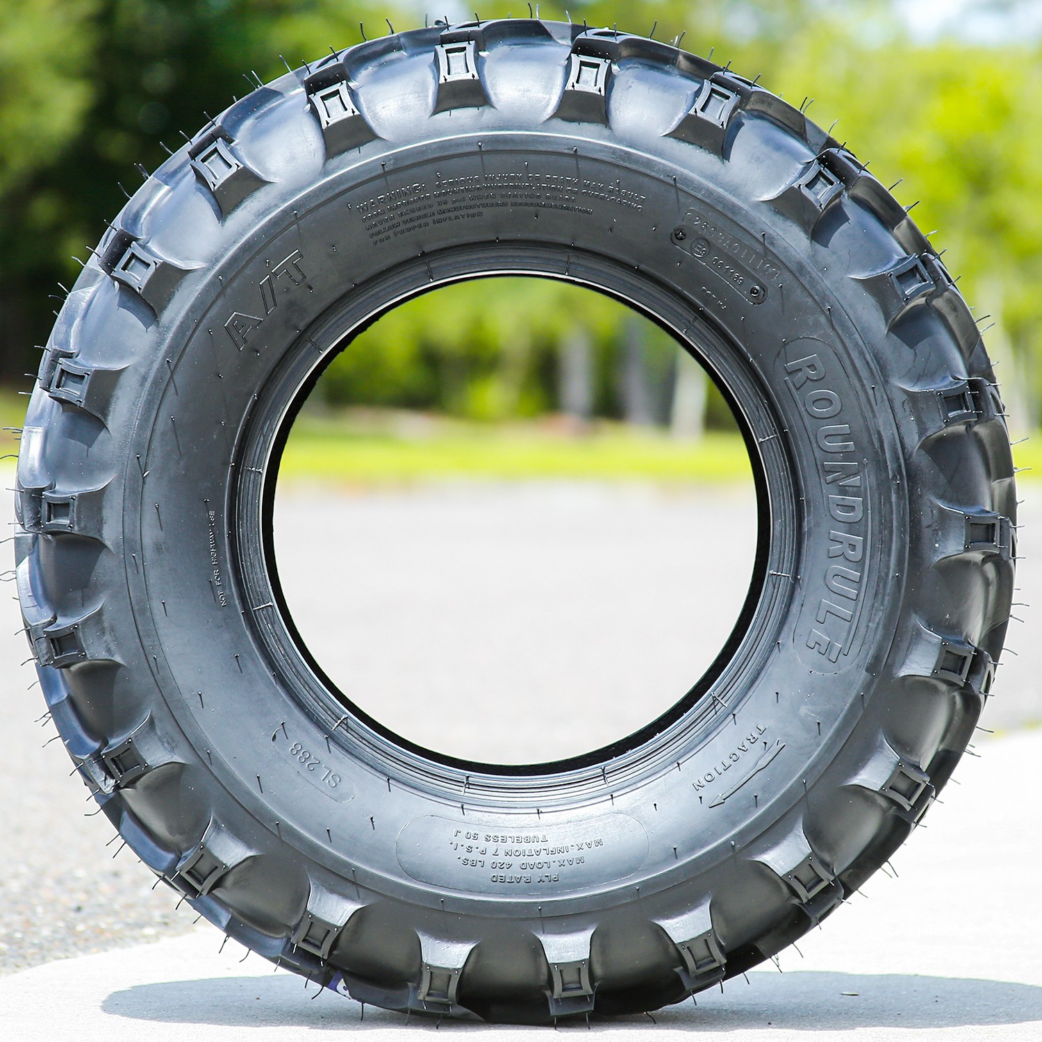 25×10.00-12 25×10-12 50J 6 Ply Roundrule SL288 A/T All Terrain ATV UTV Tire