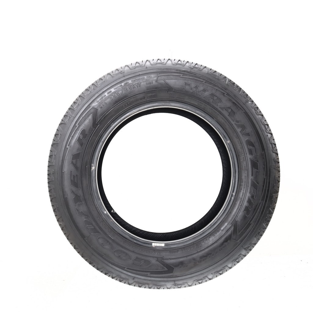 Set of (4) Used 255/65R17 Goodyear Wrangler Fortitude HT 110T – 7-8.5/32