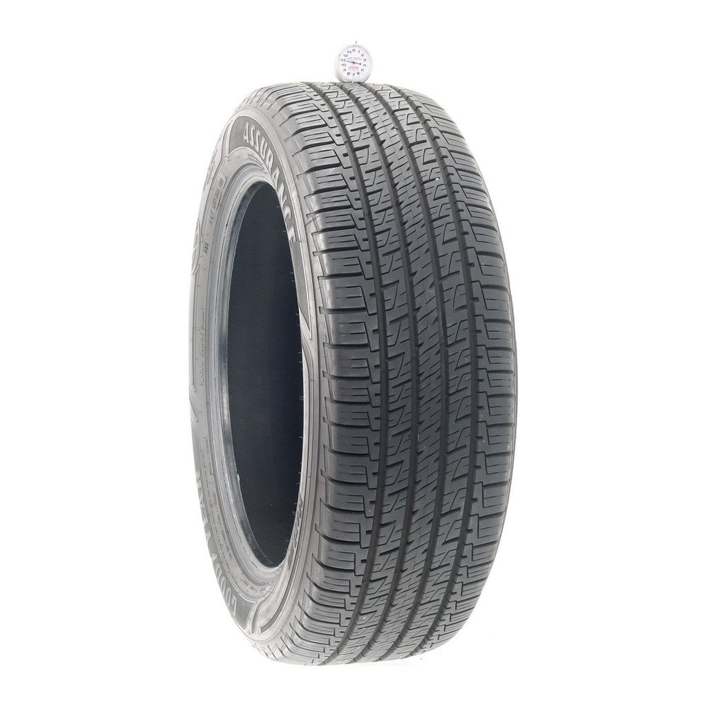 Set of (4) Used 235/55R19 Goodyear Assurance MaxLife 101V – 9.5-11/32 (19L7C)