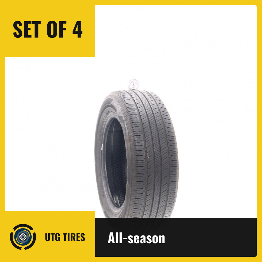 Set of (4) Used 205/60R16 Hankook Kinergy GT 92H – 7-8/32