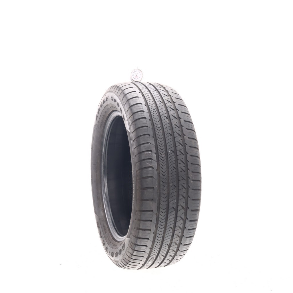 Set of (4) Used 235/55R18 Goodyear Eagle Sport AO 100H – 7-9/32