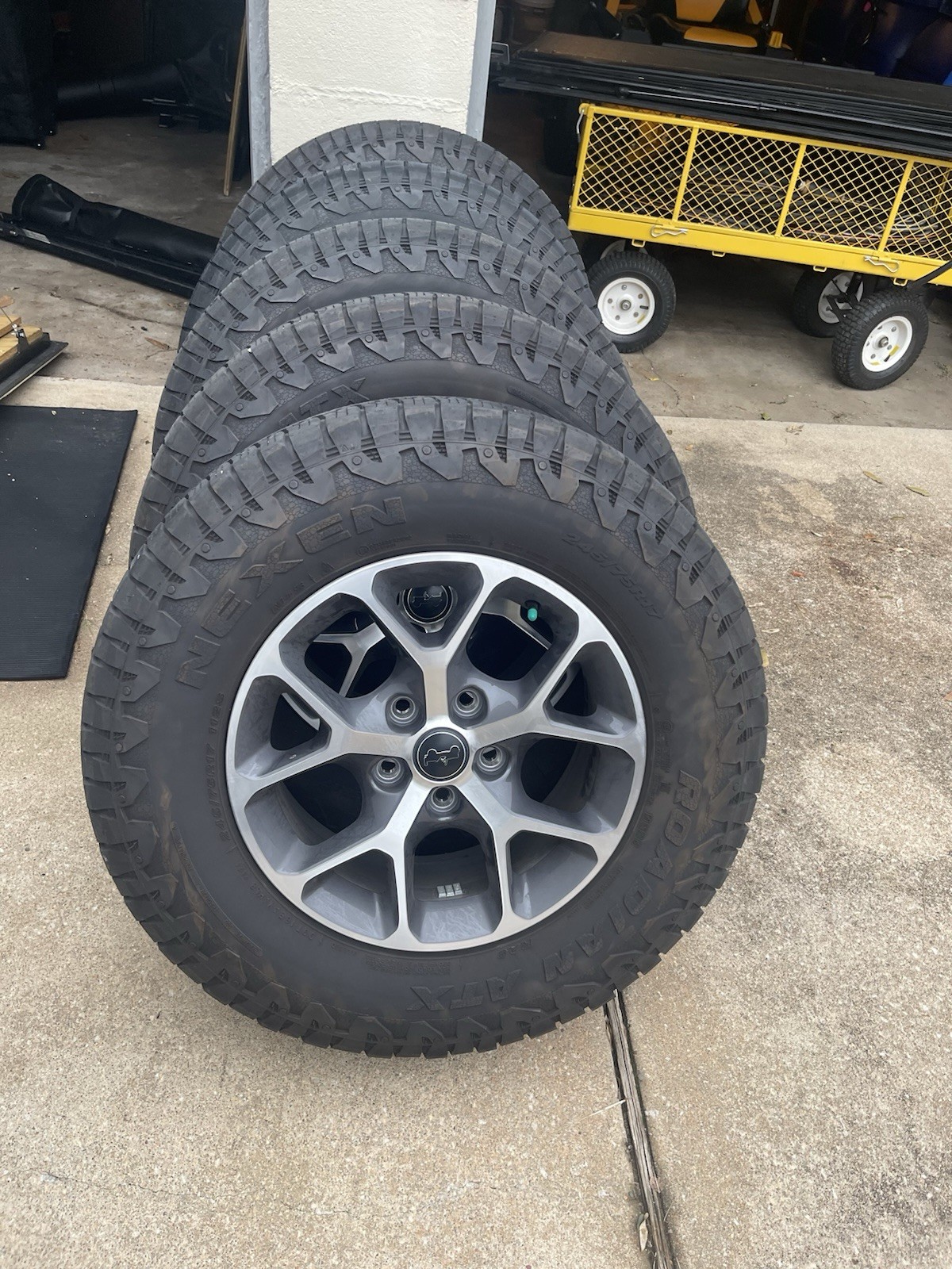 Tires Only 7909 Miles On Them 1 of Them Have 0 Miles On It. New
