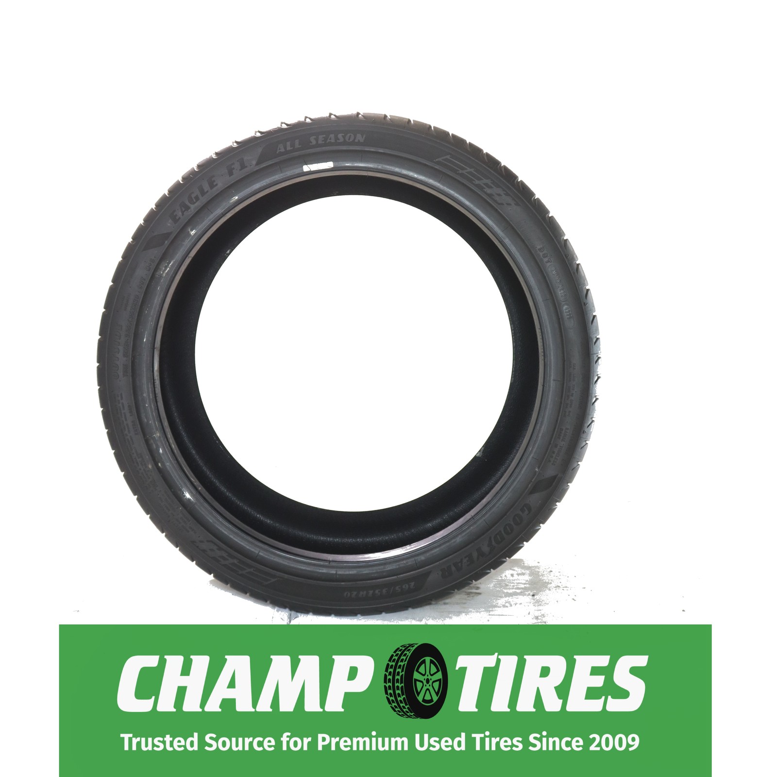 P265/35R20 Goodyear Eagle F1 All Season 99 Y Used 9/32nds
