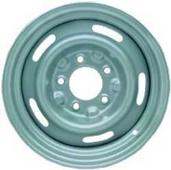 1965-81 Chevrolet; Rally Wheel; Silver; 15″ x 8″; 5″ x 4.75 Bolt Pattern; Each
