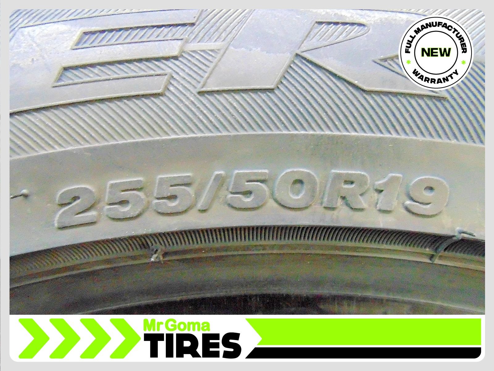 1 NEW 255/50R19 BRIDGESTONE DUELER H/P SPORT RFT XL NEW TIRE Run Flat 2555019