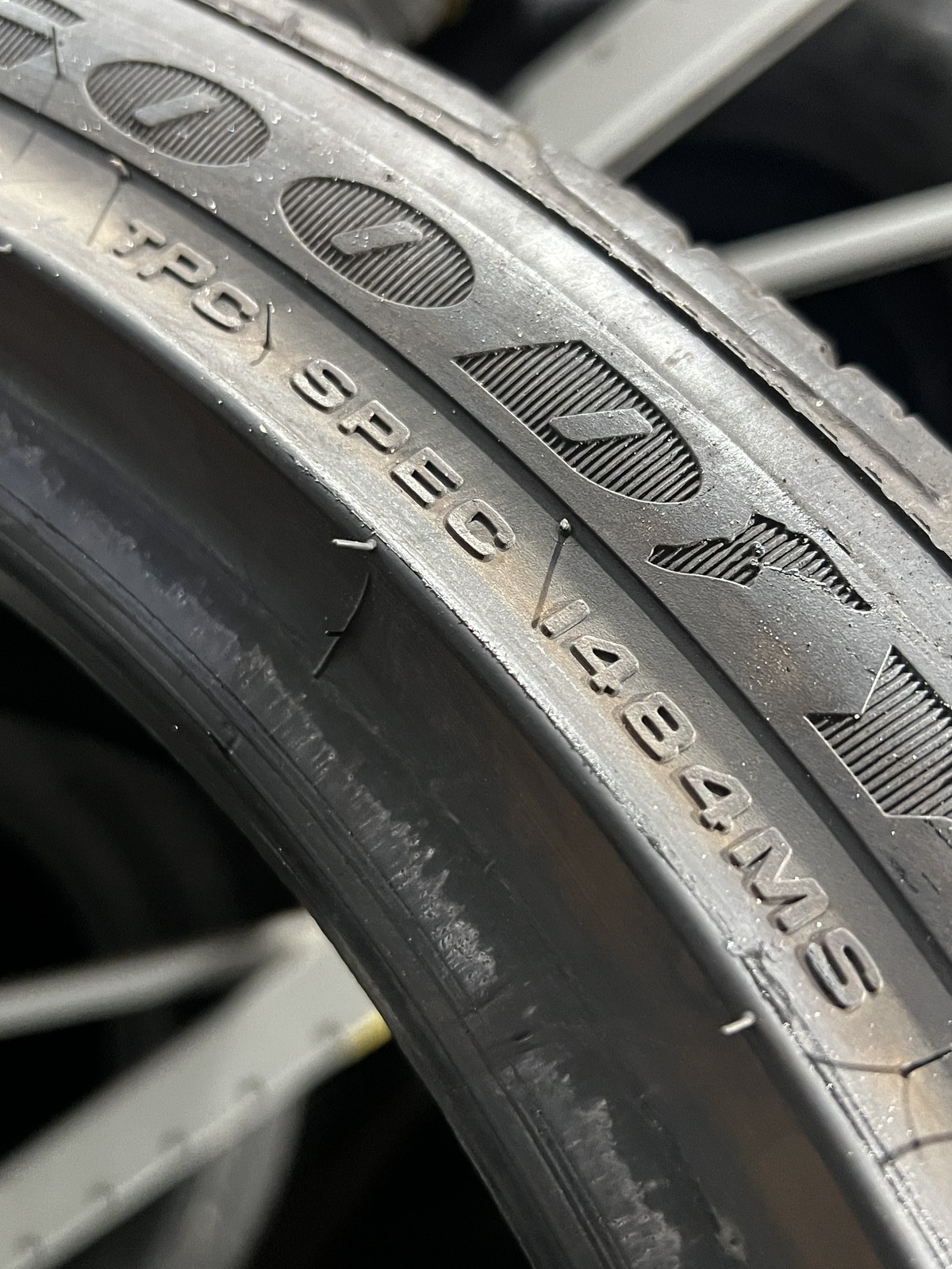1 Goodyear Eagle F1 Asymmetric Run Flat TPC 245/40R20 95V DOT.0525 9/32 NO Patch