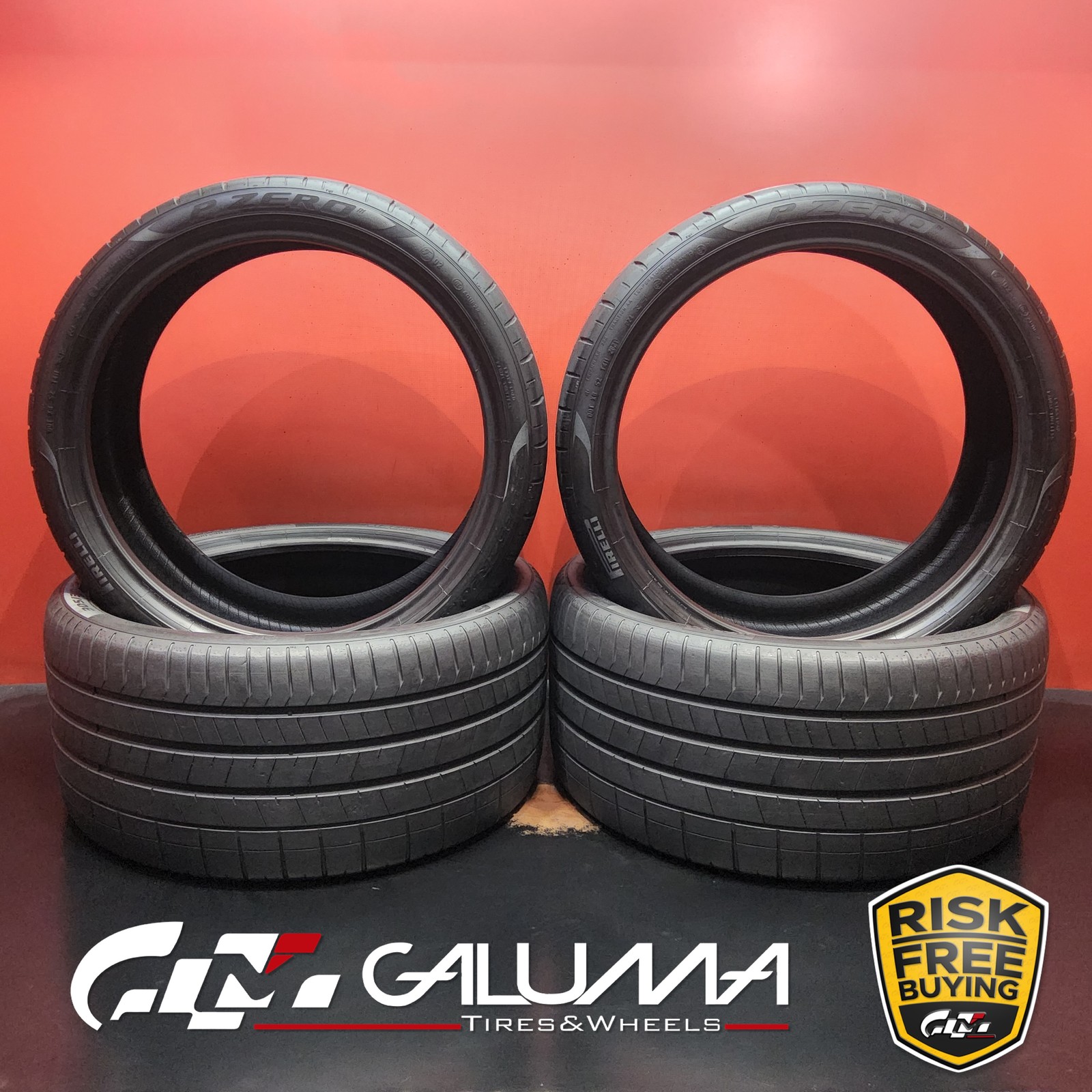 Set of 4 Tires Pirelli P-Zero (PZ4) (F02) XL 245/35ZR20 & 305/30ZR20 #95578