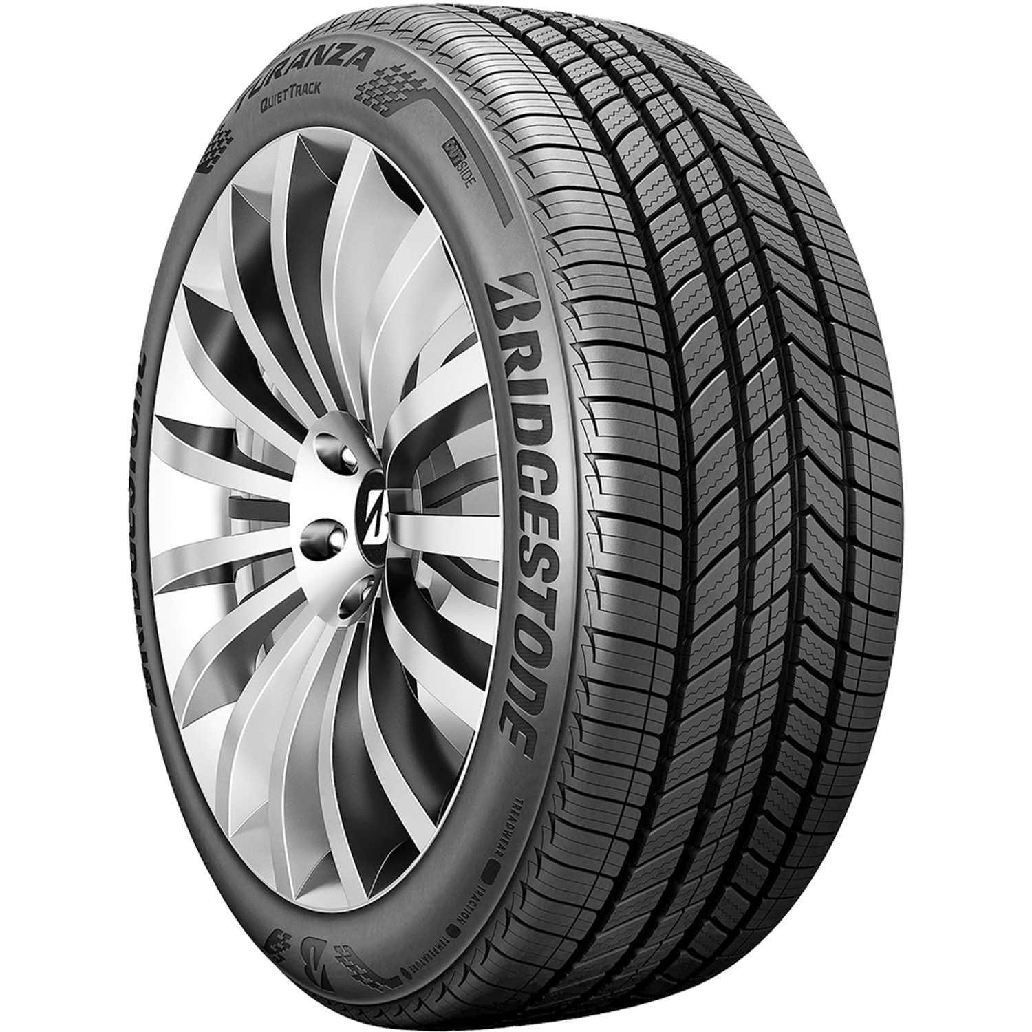 2 Tires Bridgestone Turanza Quiettrack 245/45R17 99V XL A/S All Season