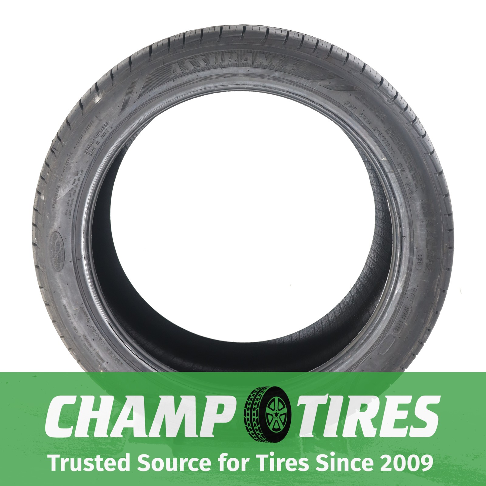 Set Of 4 P225/45R18 Goodyear NEW Assurance MaxLife 91 V New 11/32nds