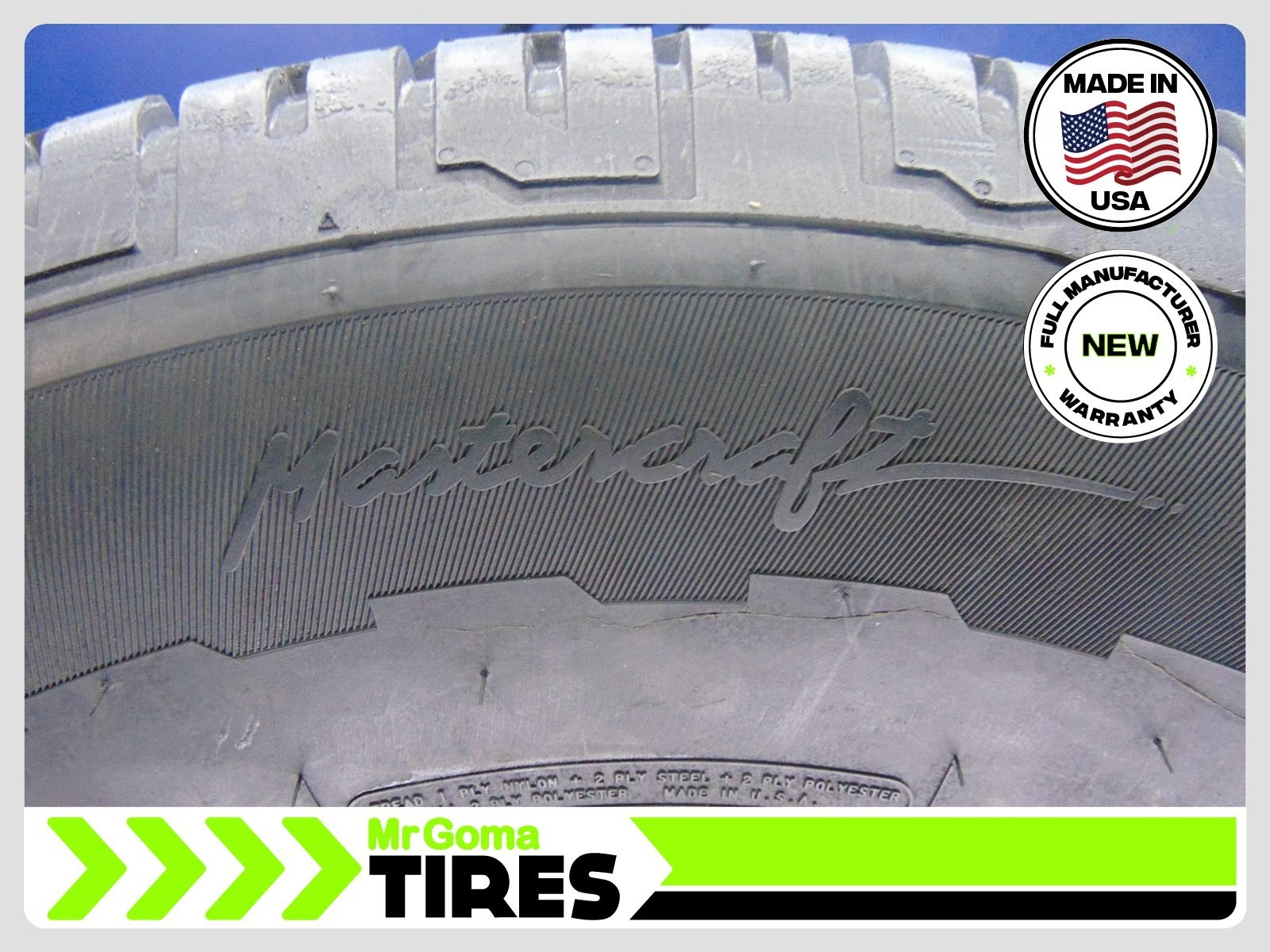 1 BRAND NEW 245/75R16 COOPER MASTERCRAFT STRATUS AP TIRE 2457516 MADE IN USA