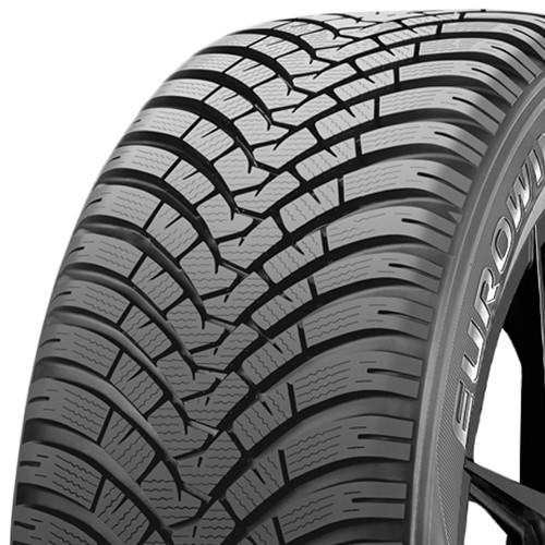 (QTY 4) 225/45R19 Falken EuroWinter HS01 92V SL Black Wall Tires