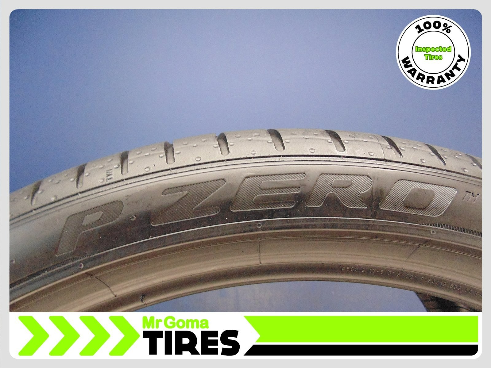 2 PIRELLI P ZERO TM PZ4 B XL 315/30R22 USED TIRES 7.6/32 TREAD 107Y 3153022