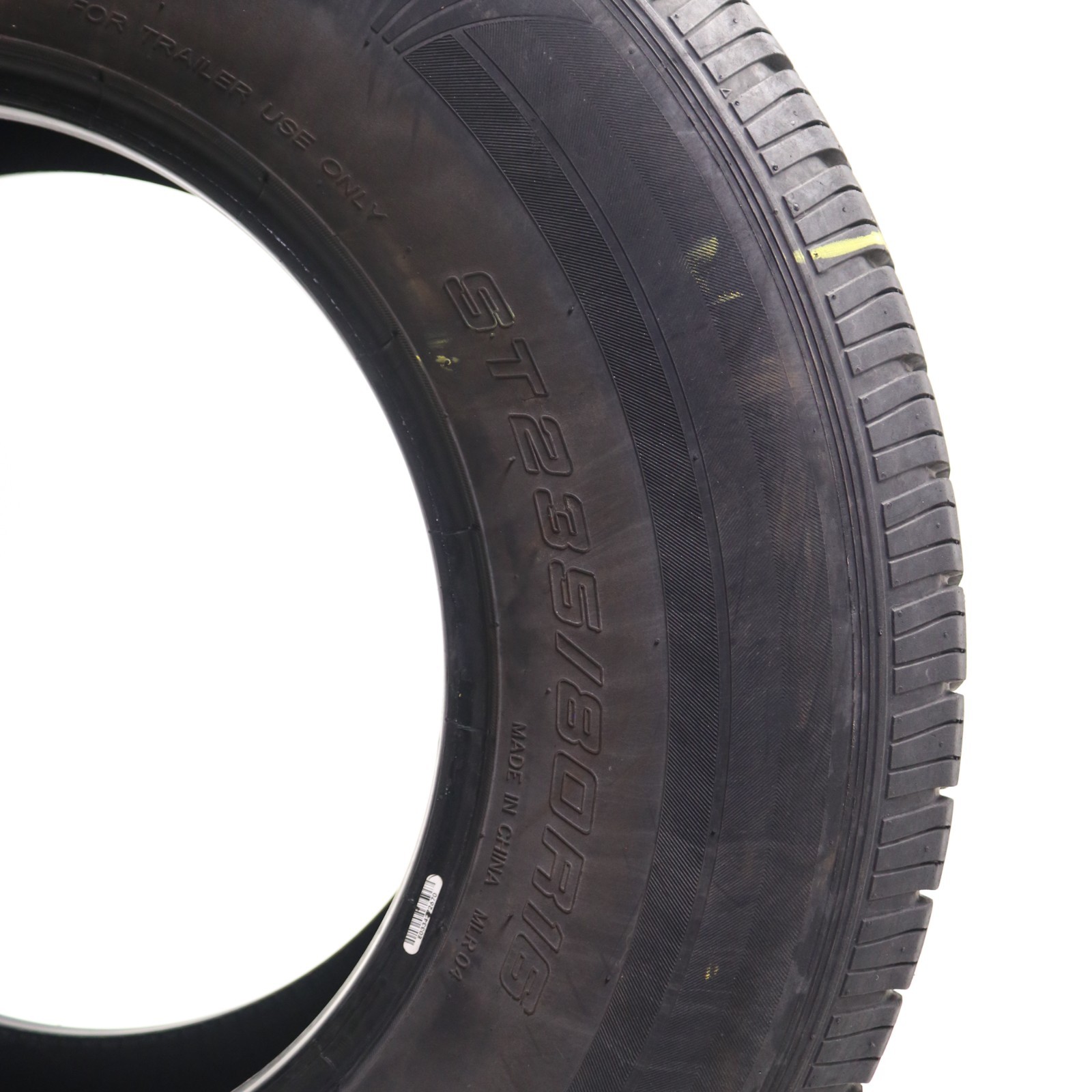 Set of 4 Used ST 235/80R16 Castle Rock Radial ST226 – 124/120L 7.5/32 No Repairs
