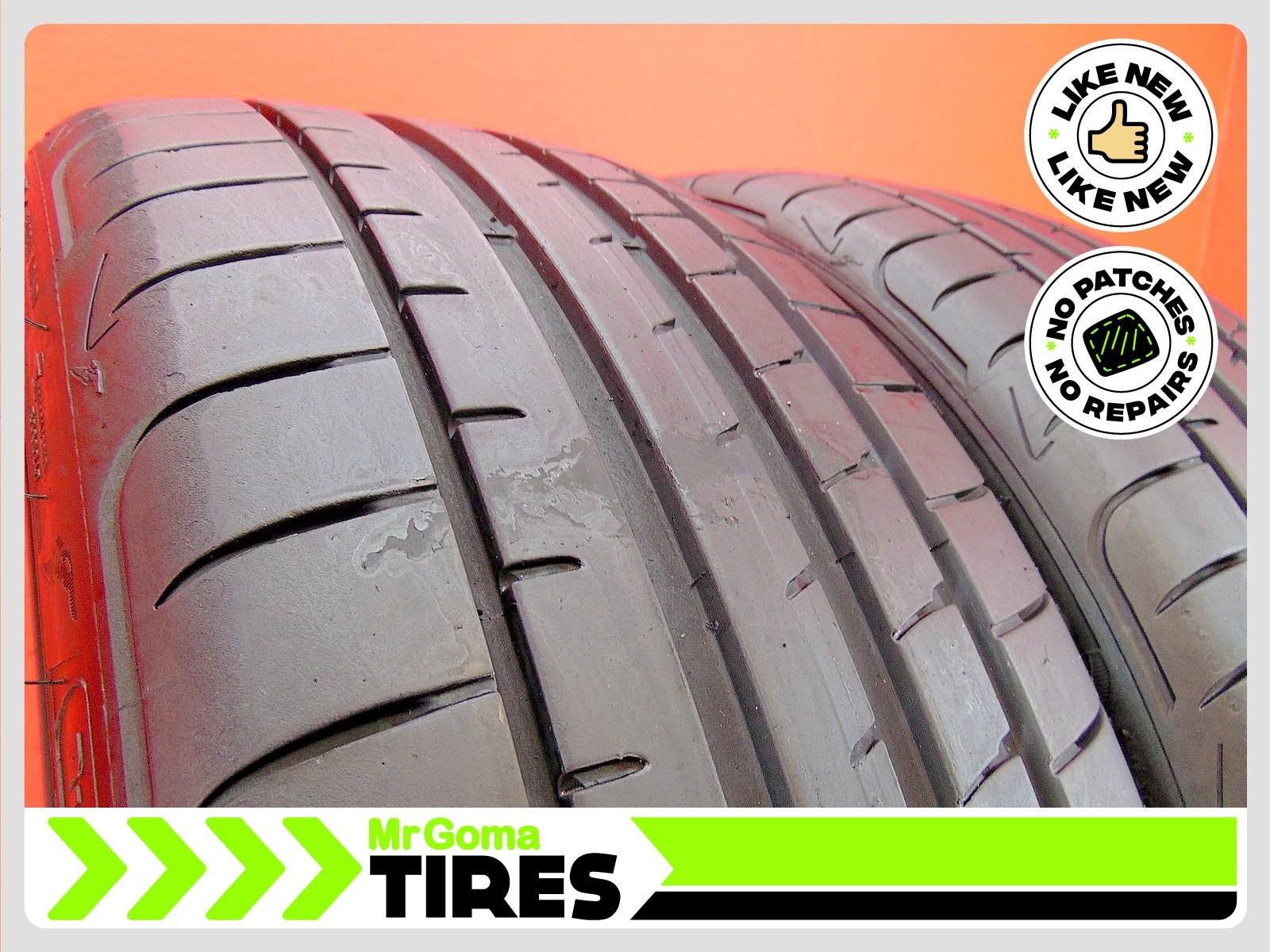 2 GOODYEAR EAGLE F1 ASYMMETRIC 3 RSC RFT 205/40R18 TIRES 7.5/32 TREAD RUN FLAT