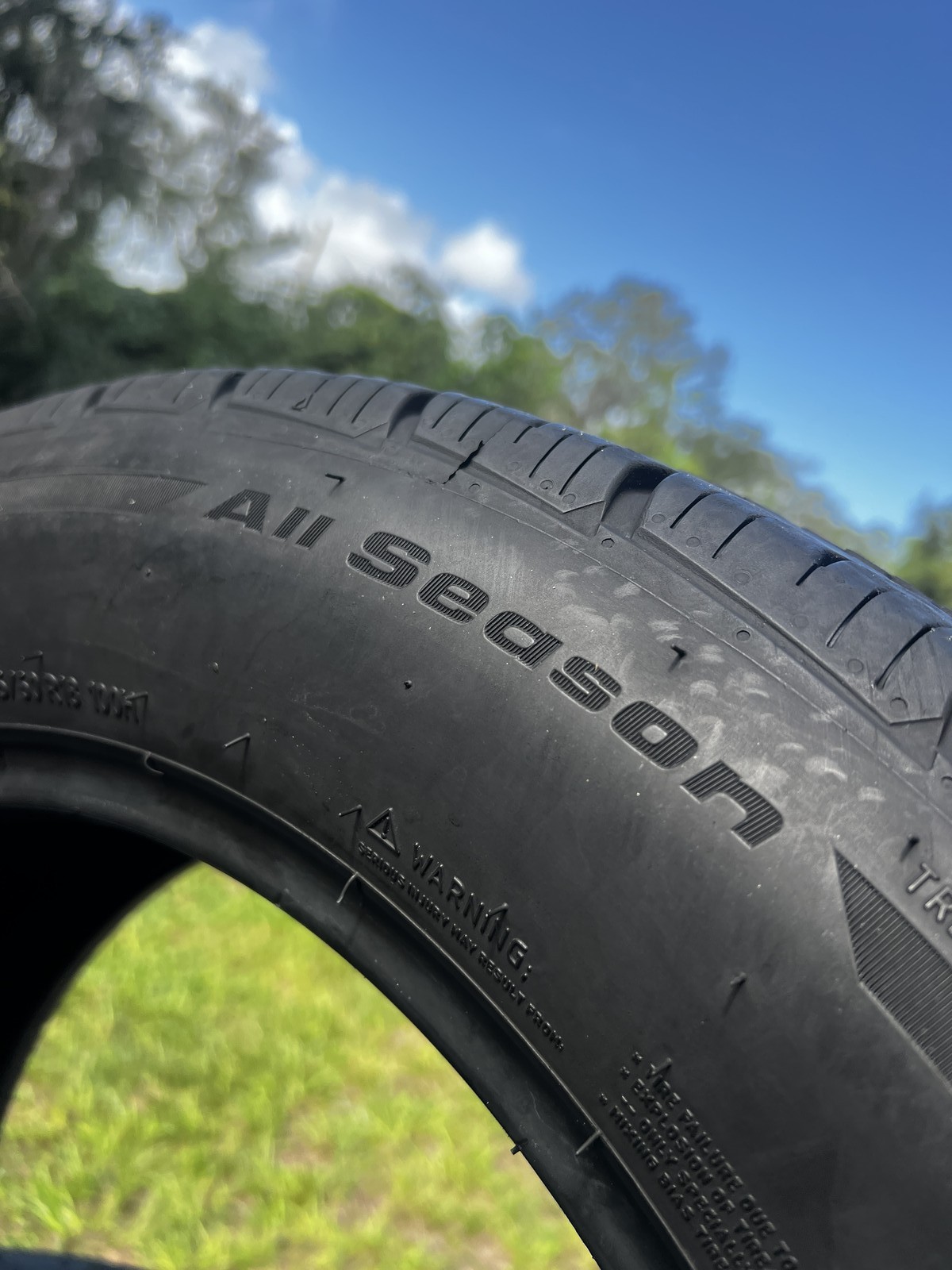 1 Tire BFGoodrich Advantage Control 225/60R18 100H DOT.4822 8/32 NO Patch