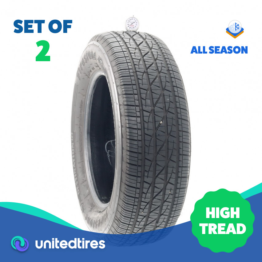 Set of (2) Used 235/65R17 Firestone Destination LE3 104H – 9/32