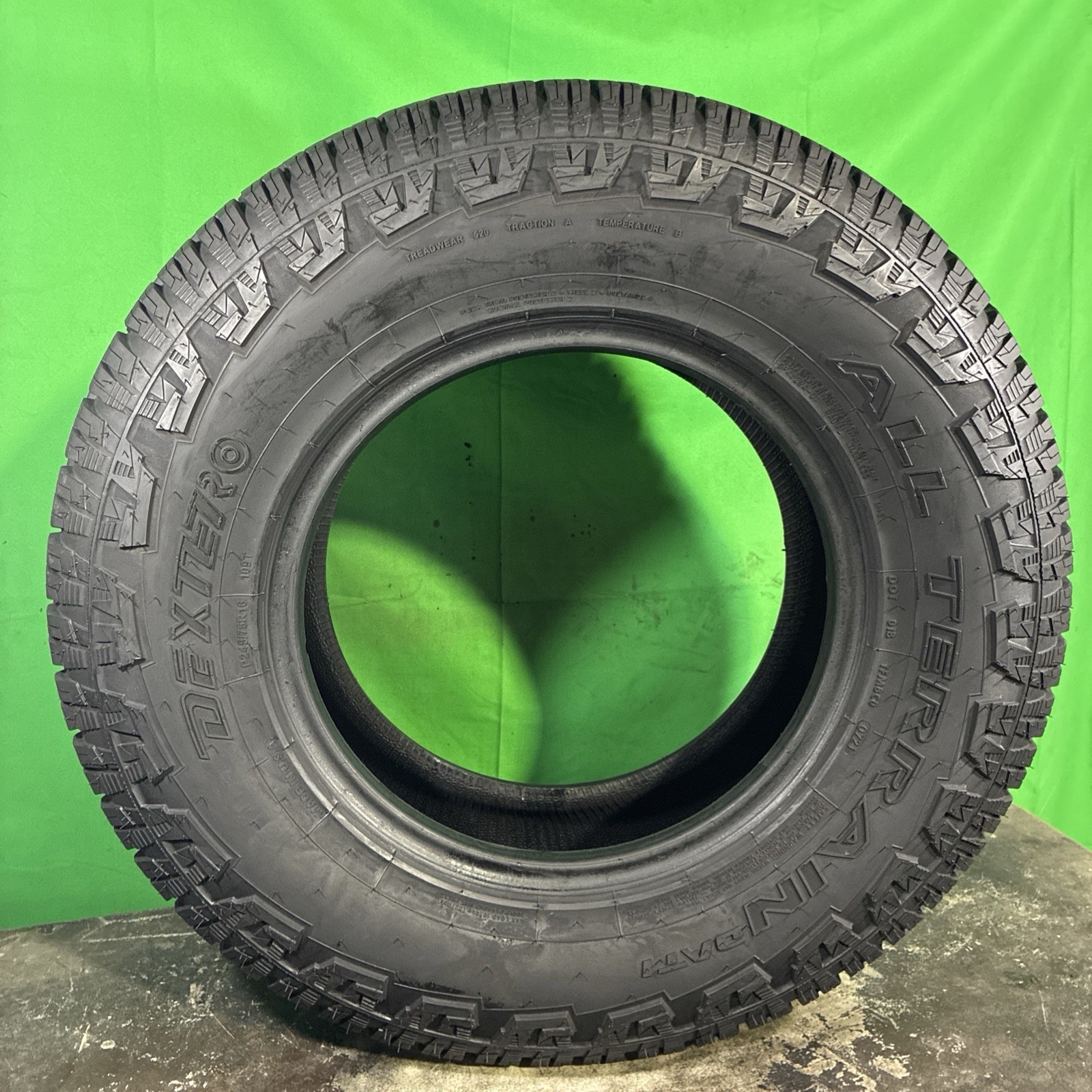 Pair,used-245/75R16 Dextero All Terrain DAT1 109T 9/32 DOT 2724