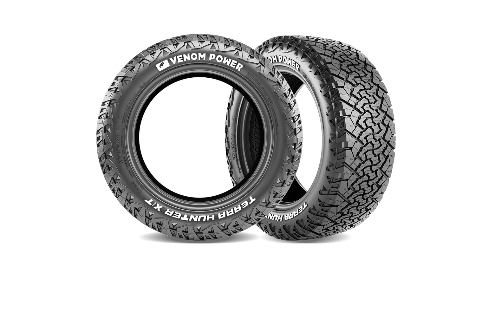 4 NEW 245/70R16 VENOM TERRA HUNTER XT2 111T RWL MUD TIRES