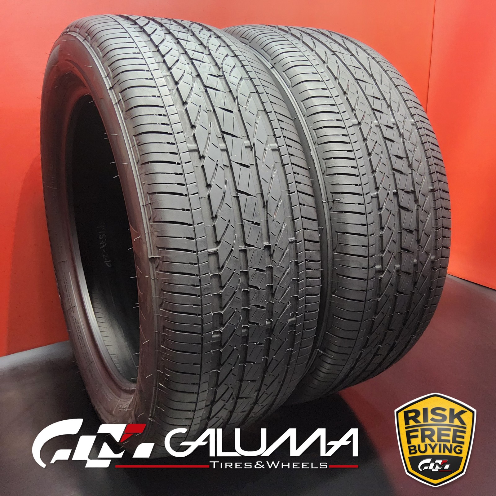 Set of 2 Tires Bridgestone Dueler H/P Sport AS RFT Run Flat ★ XL 245/50R19 94577