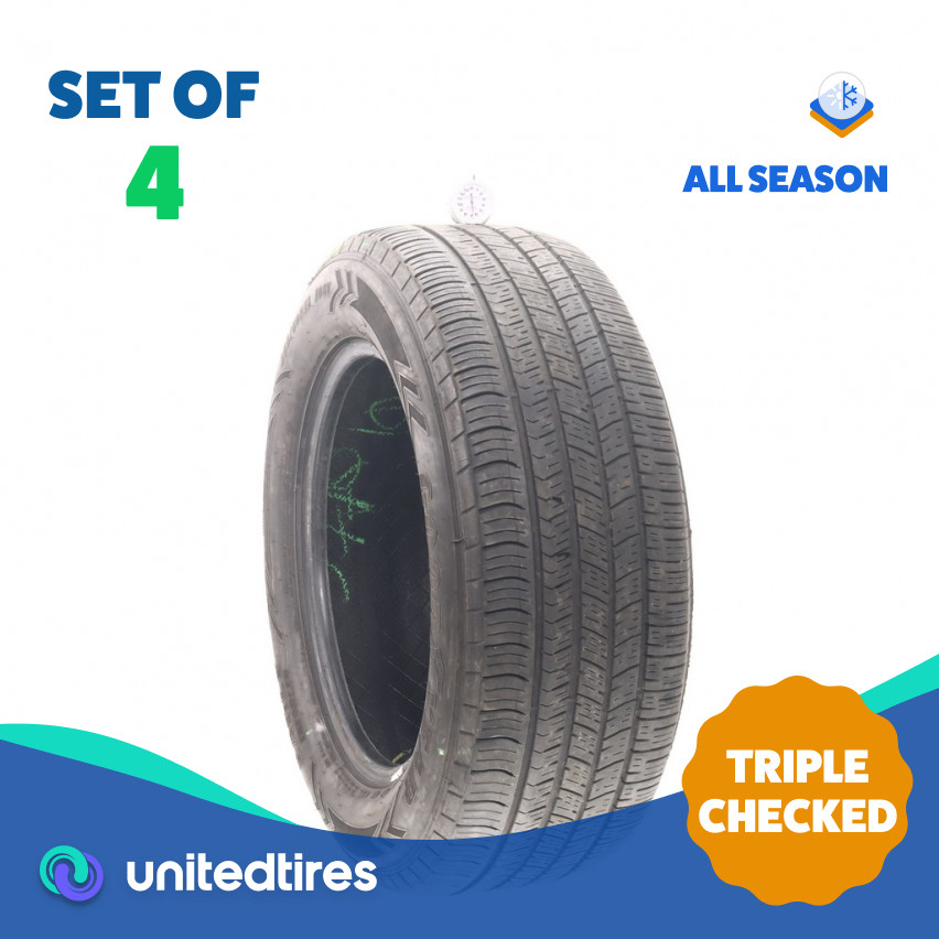 Set of (4) Used 255/60R18 Goodyear Eagle Enforcer 108V – 6.5-8/32 (14JNV)